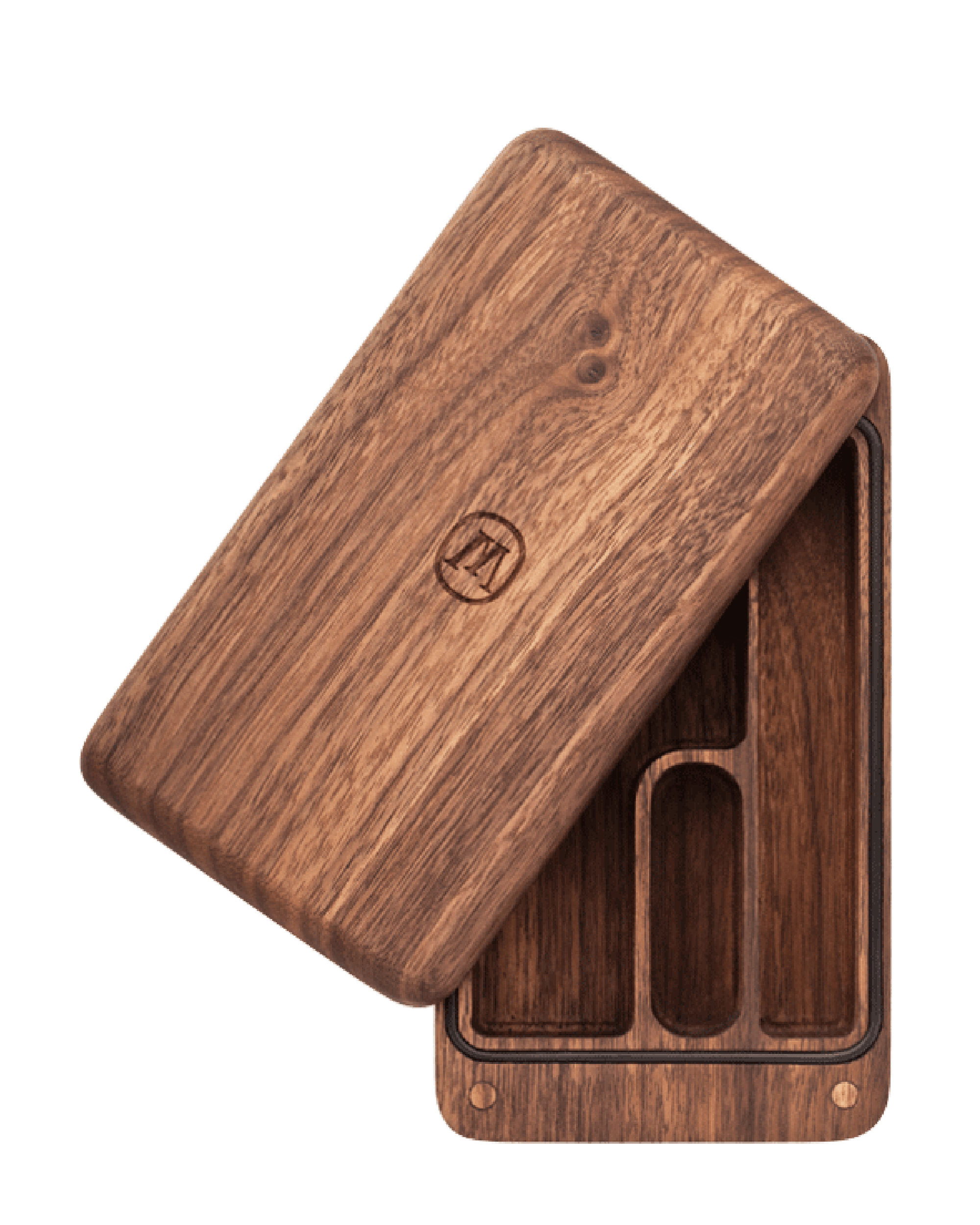 Marley Natural | Small Wooden Multi-Purpose Case | 120mm - Black Walnut - 1