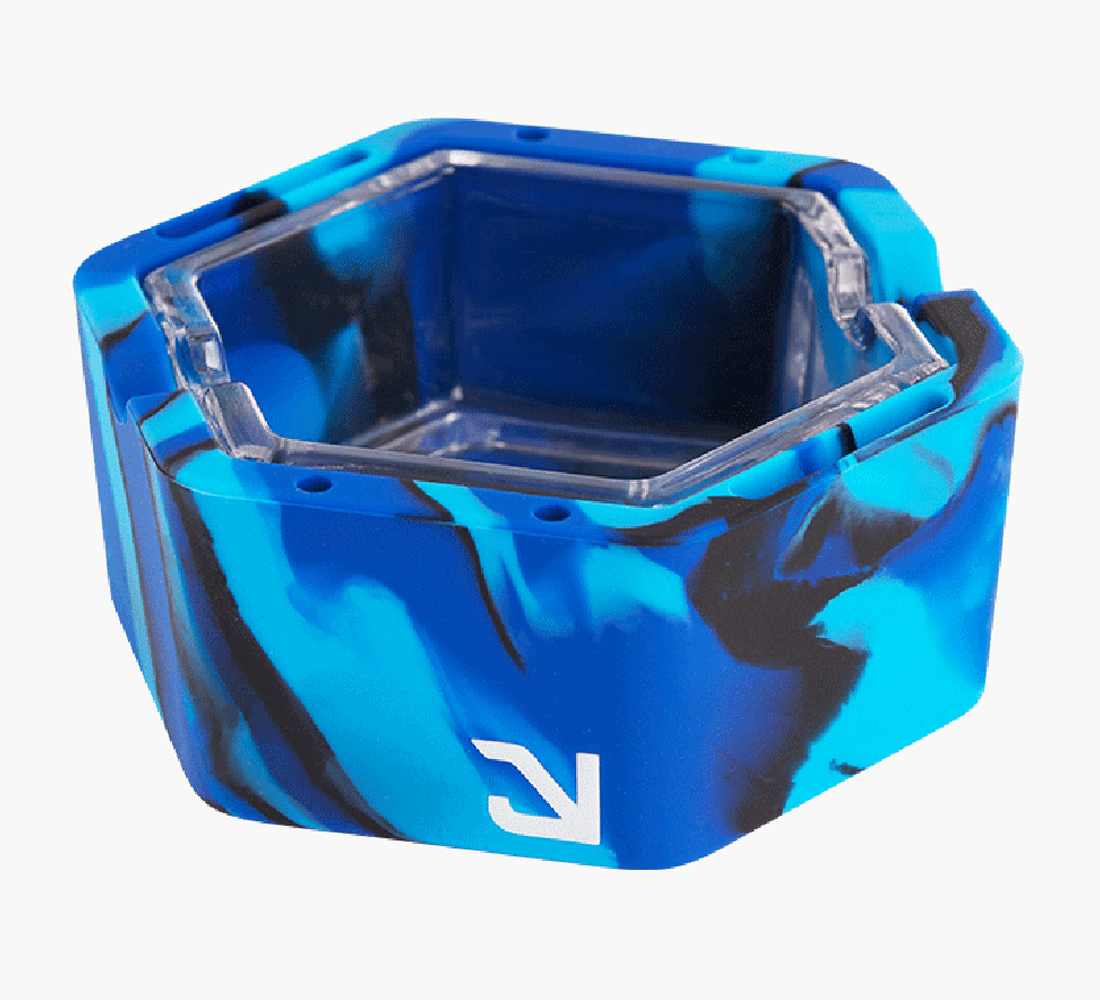 Eyce | 'Retail Display' 2-In-1 Proteck Series Ash Trays | 6in - Black - 10 Count - 2