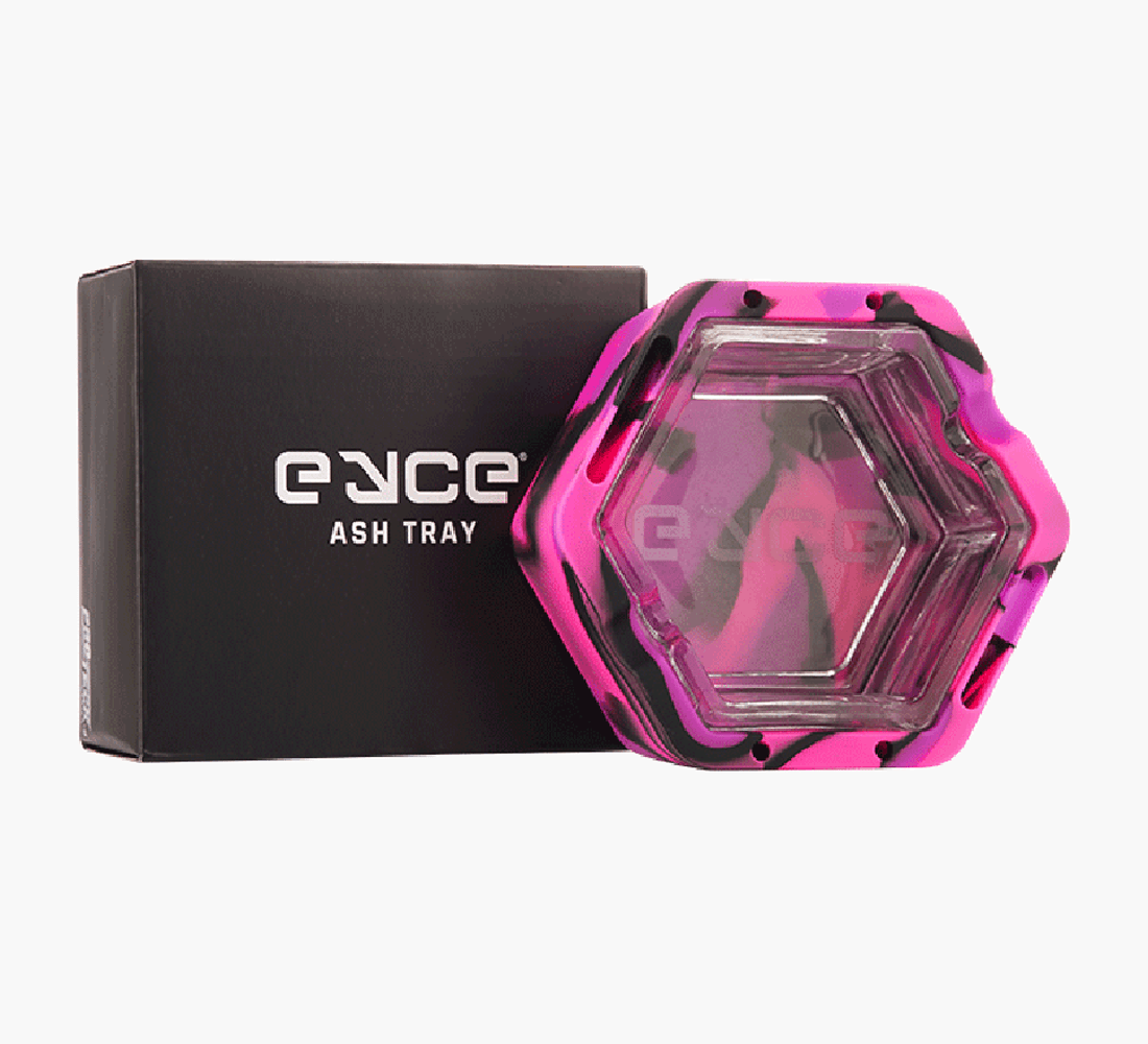 Eyce | 'Retail Display' 2-In-1 Proteck Series Ash Trays | 6in - Black - 10 Count - 7