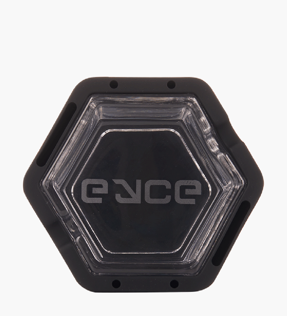 Eyce | 'Retail Display' 2-In-1 Proteck Series Ash Trays | 6in - Black - 10 Count - 8