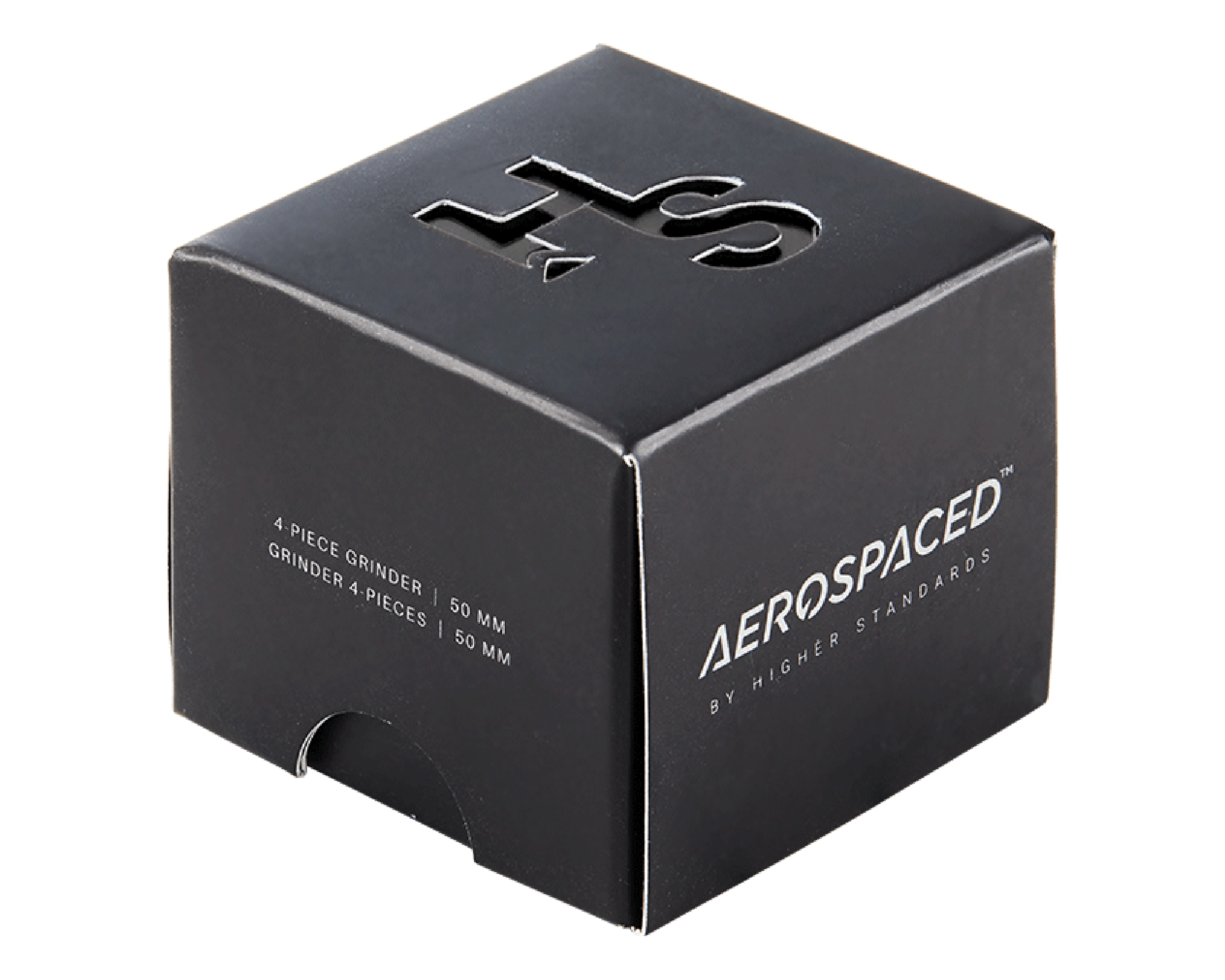 Aerospaced | Aluminum Metal Grinder | 4 Piece - 50mm - Black - 2