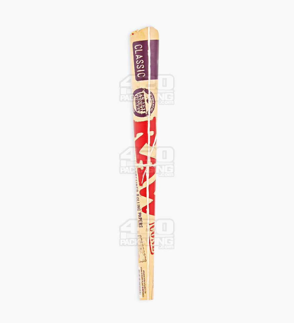 RAW | 'Retail Display' Emperador Super Size Pre-Rolled Cones | 180mm - Organic Hemp Paper - 24 Count