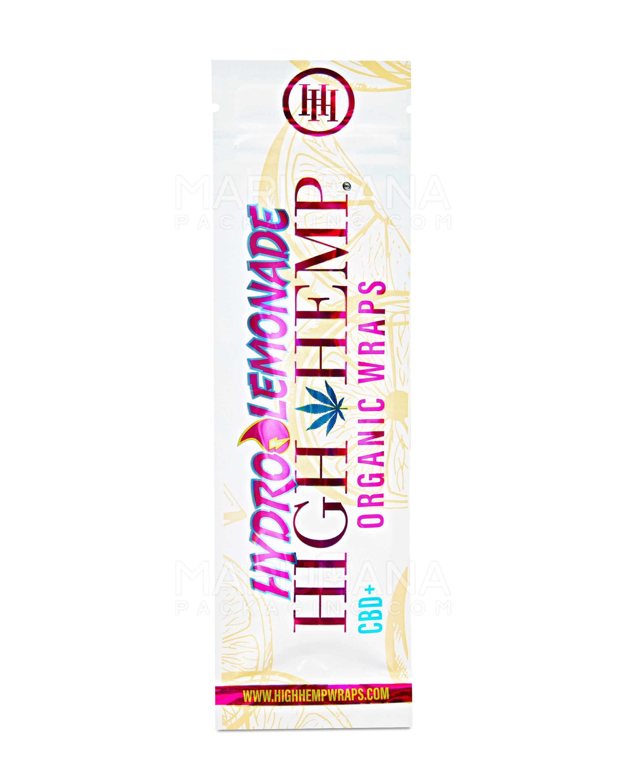 HIGH HEMP | 'Retail Display' Organic Hemp Blunt Wraps | 100mm - Hydro Lemonade - 25 Count - 3
