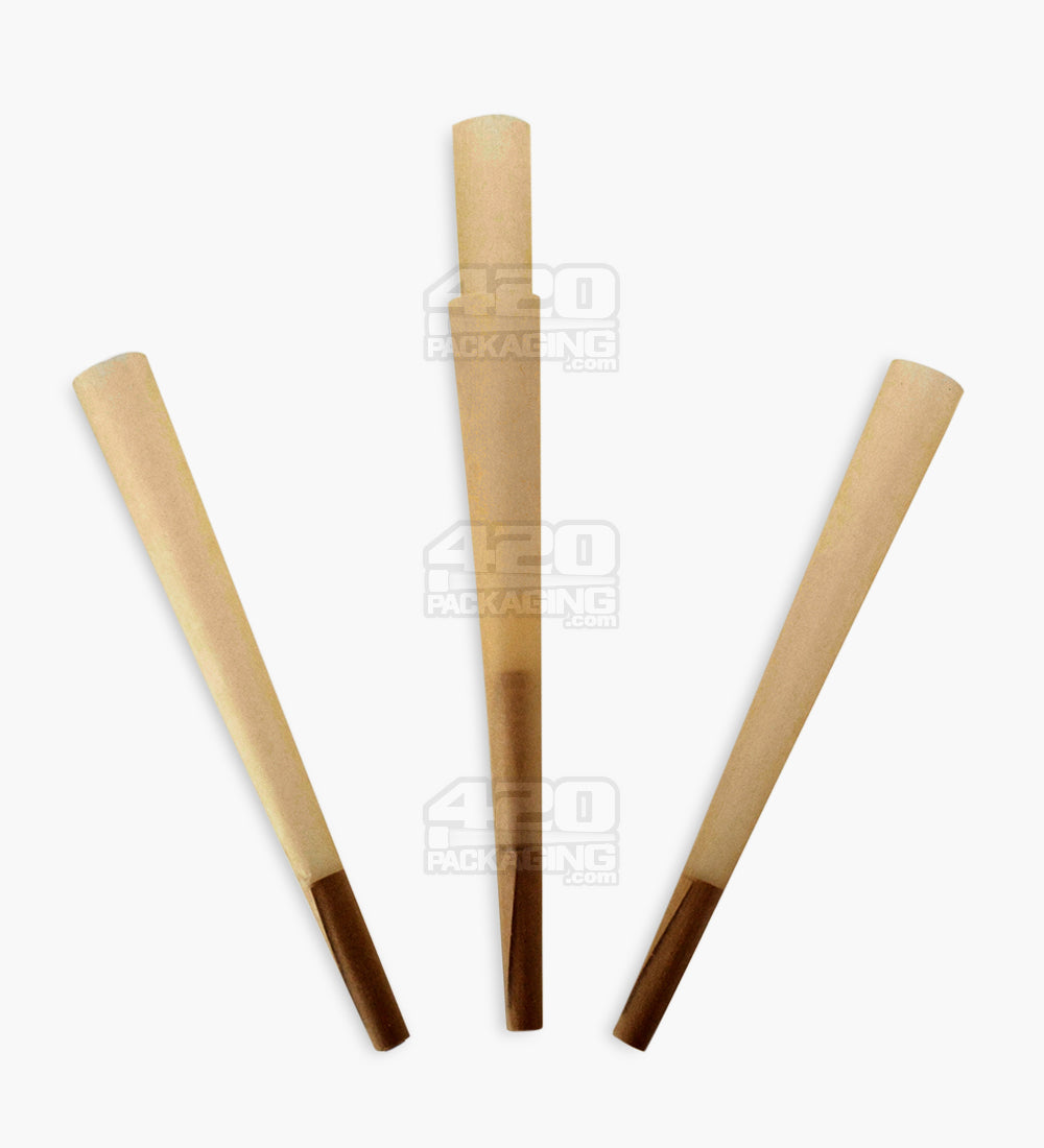 Futurola 109mm King Size Pre Rolled Brown Paper Cones 800/Box - 5