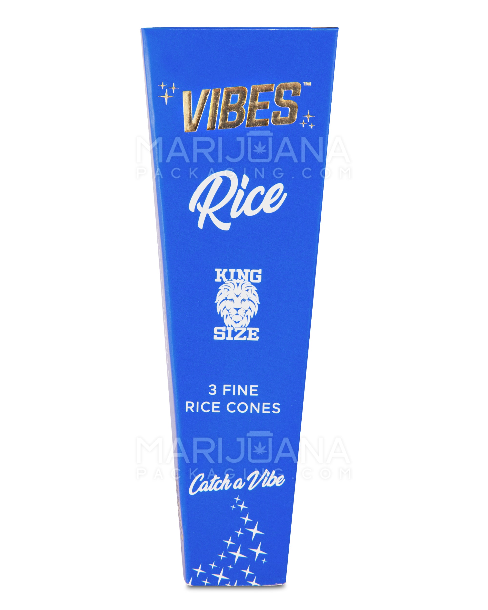 VIBES | 'Retail Display' King Size Rice Pre-Rolled Cones | 109mm - Rice Paper - 30 Count - 2
