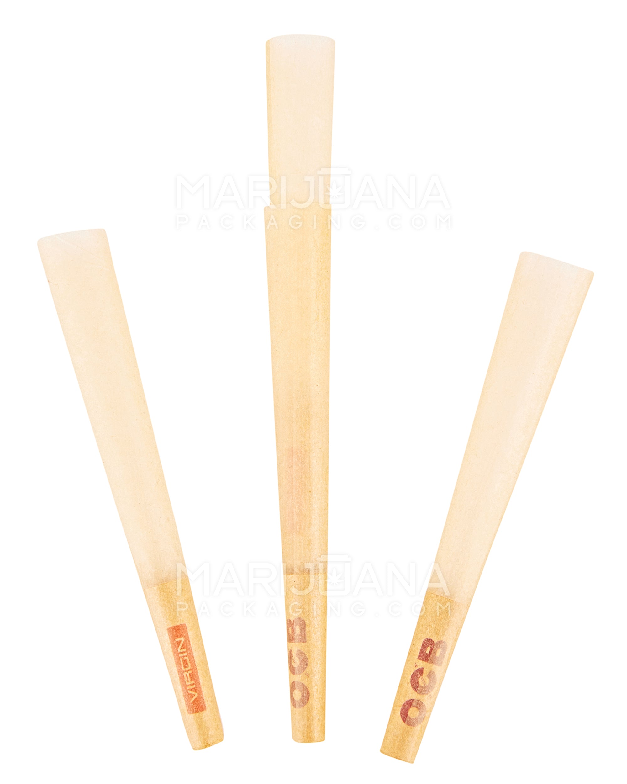 OCB | 1 1/4 Size Virgin Pre-Rolled Cones | 84mm - Unbleached Paper - 900 Count - 3
