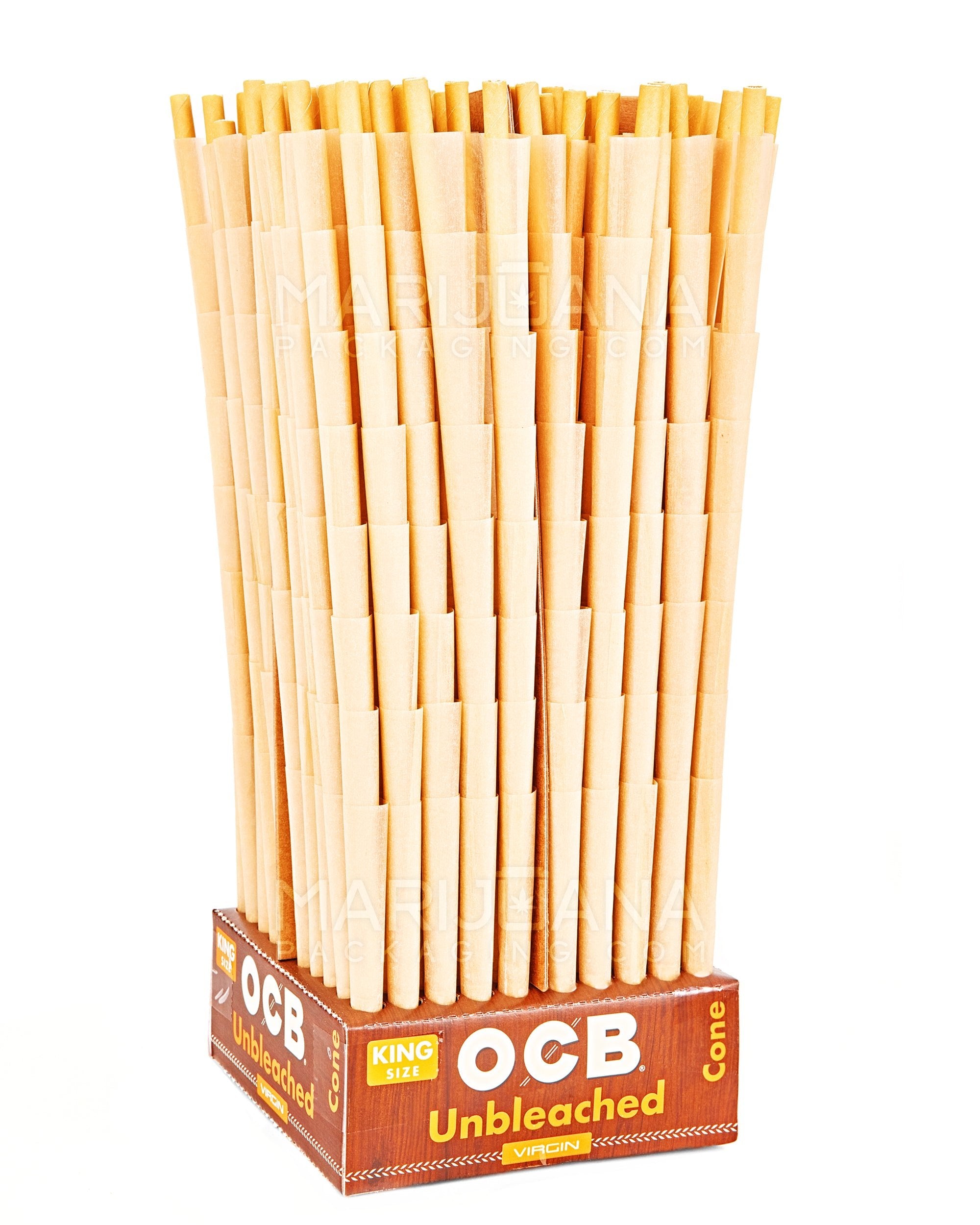 OCB | King Size Virgin Pre-Rolled Cones | 109mm - Unbleached Paper - 800 Count - 2