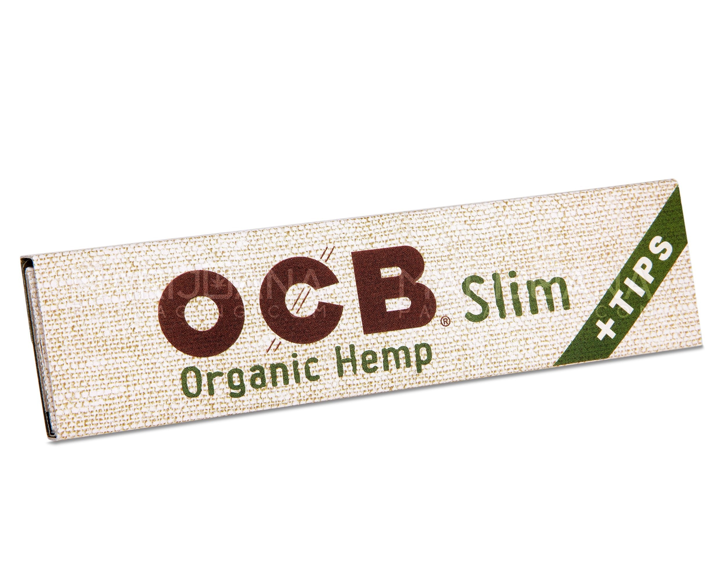 OCB | 'Retail Display' Slim Rolling Papers | 109mm - Organic Hemp - 24 Count - 3
