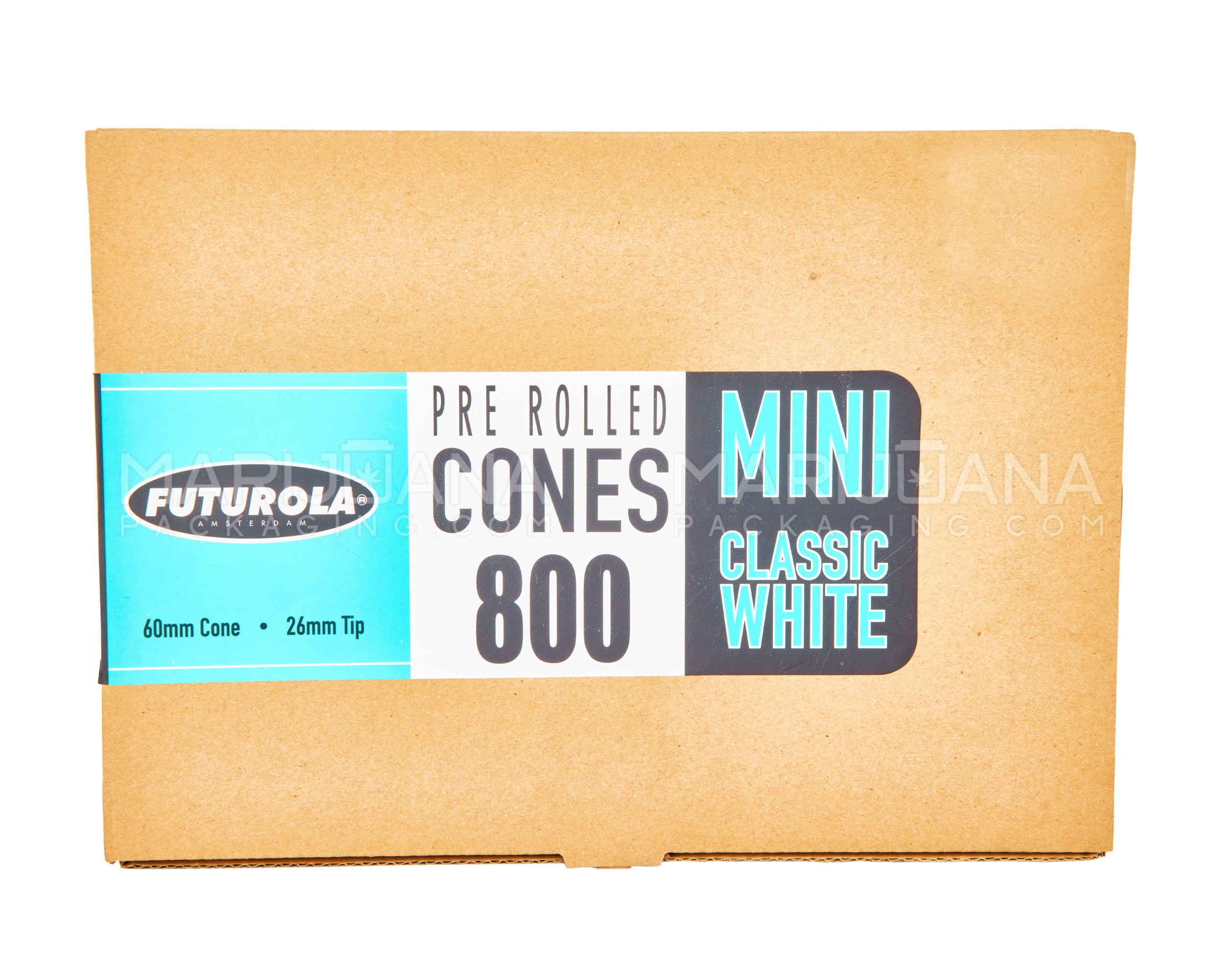 FUTUROLA | Mini Size Pre-Rolled Cones | 60mm - Classic White Paper - 800 Count - 4