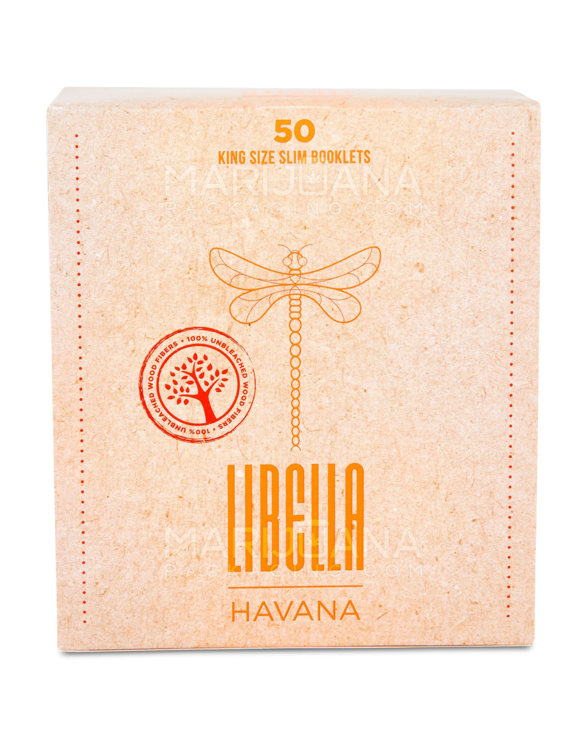 LIBELLA | 'Retail Display' King Size Slim Natural Unbleached Rolling Papers | 108mm - Havana - 50 Count - 2