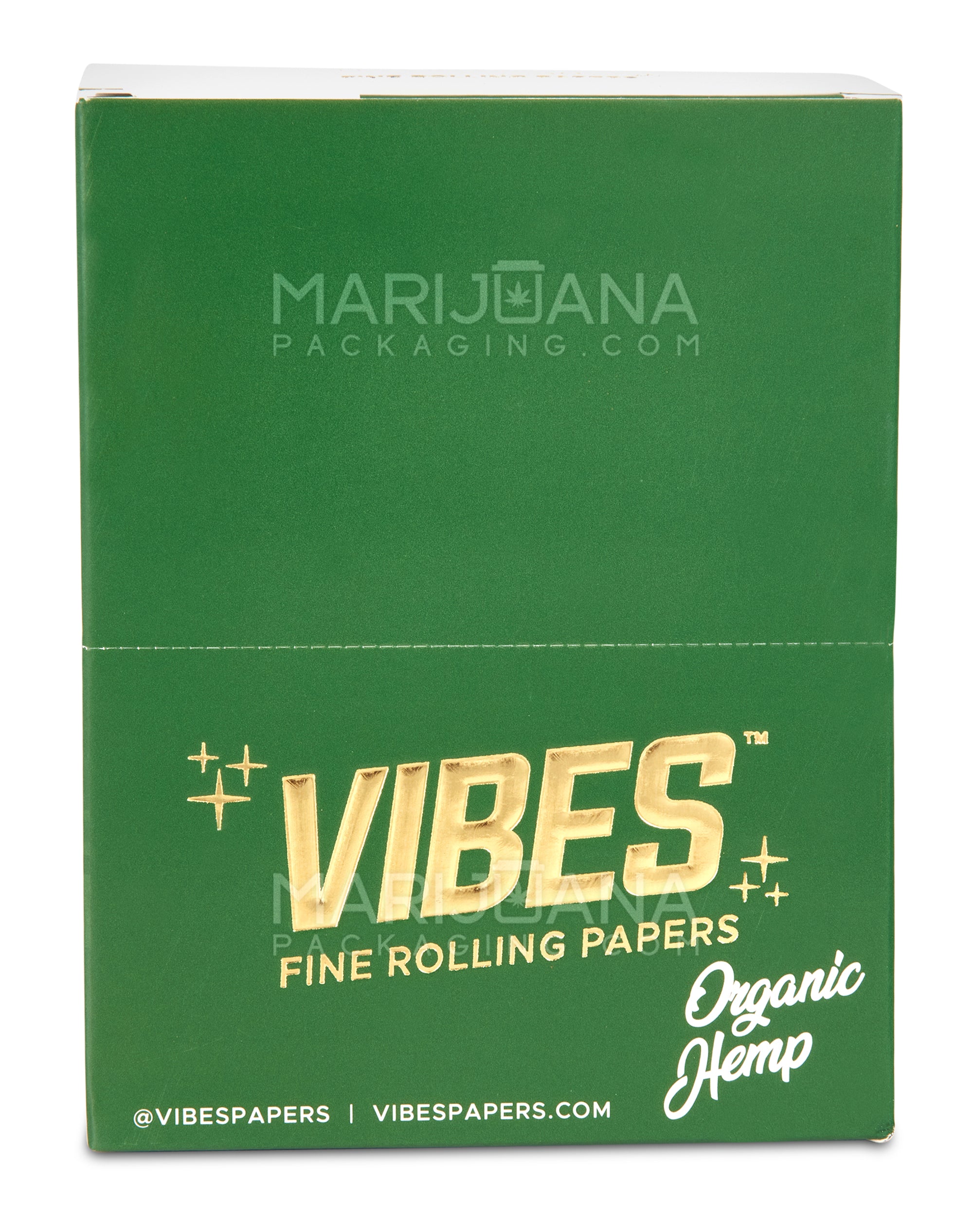 VIBES | 'Retail Display' The Cali 1 Gram Organic Pre-Rolled Cones | 110mm - Hemp Paper - 24 Count - 7