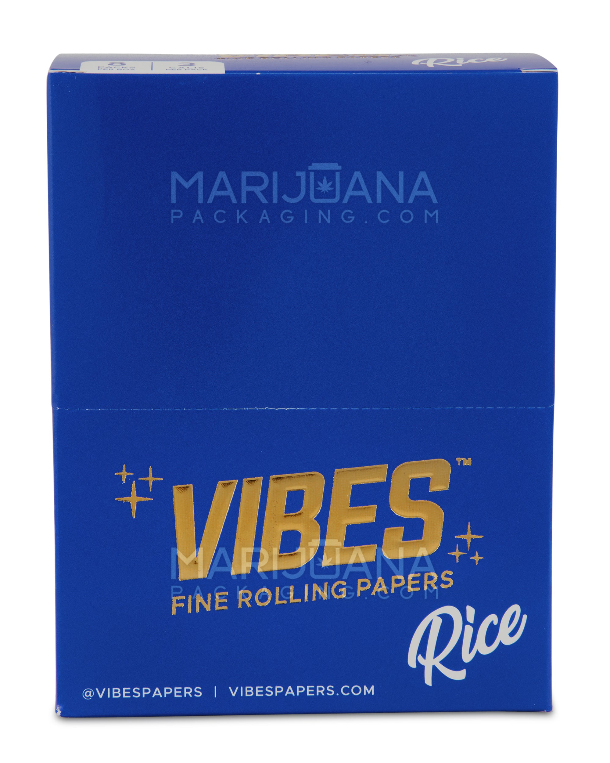 VIBES | 'Retail Display' The Cali 1 Gram Pre-Rolled Cones | 110mm - Rice Paper - 24 Count - 7