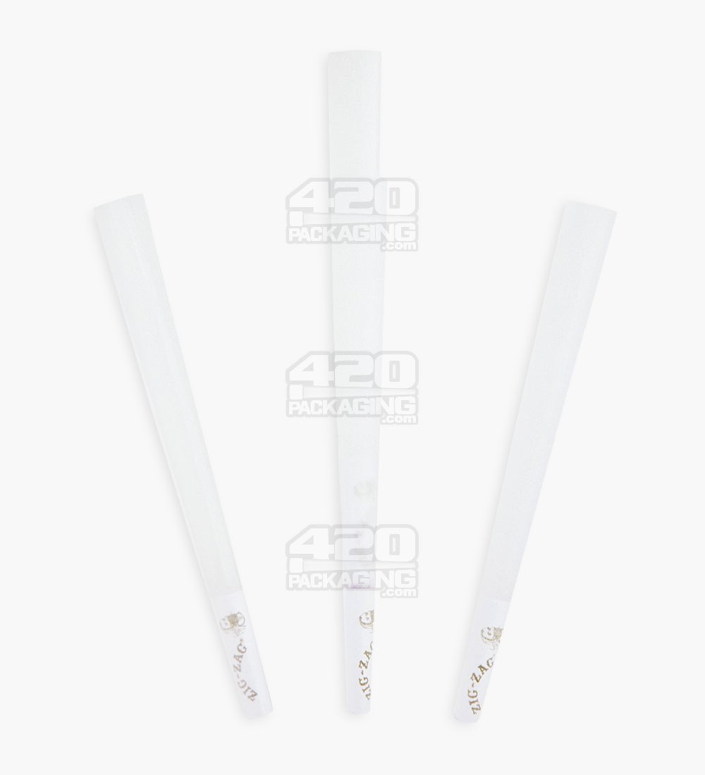 Zig Zag 109mm King Size Ultra Thin Paper Pre Rolled Cones 800/Box - 4