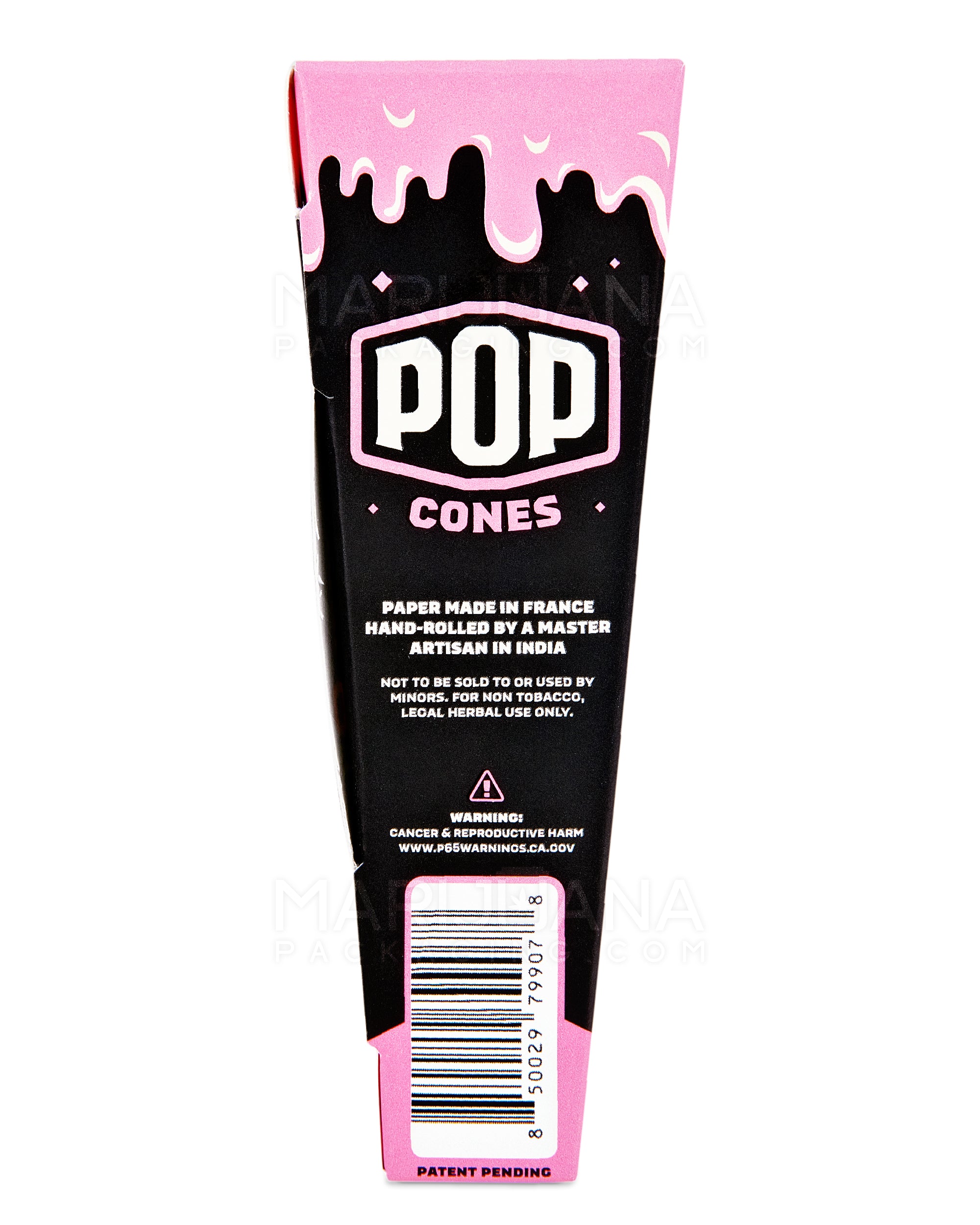 POP CONES | 'Retail Display' King Size Pre-Rolled Cones | 109mm - Super Sweet - 24 Count - 3