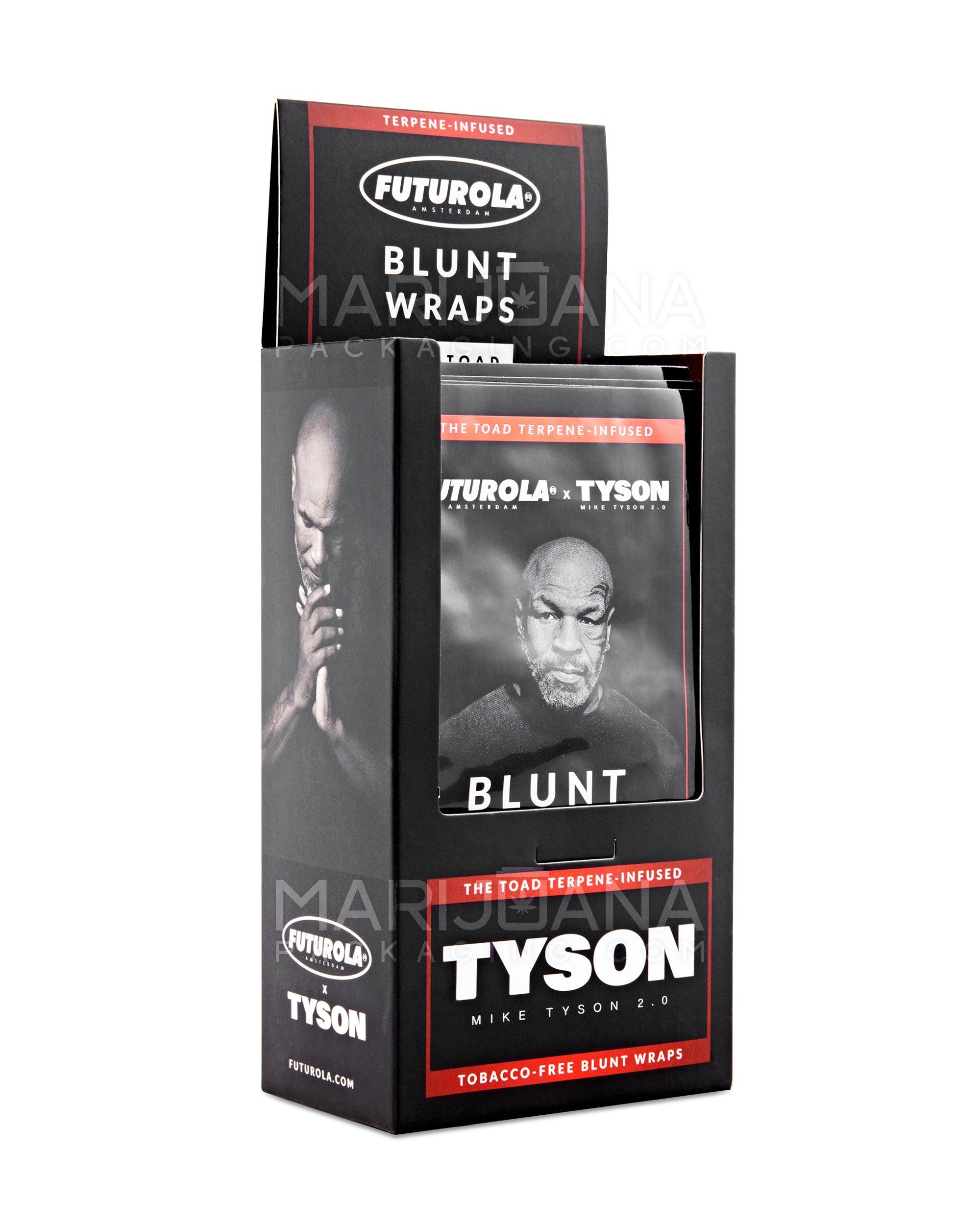 FUTUROLA | 'Retail Display' Tyson Ranch 2.0 "The Toad" Terpene Infused Blunt Wraps | 109mm - Blunt Paper - 25 Count
