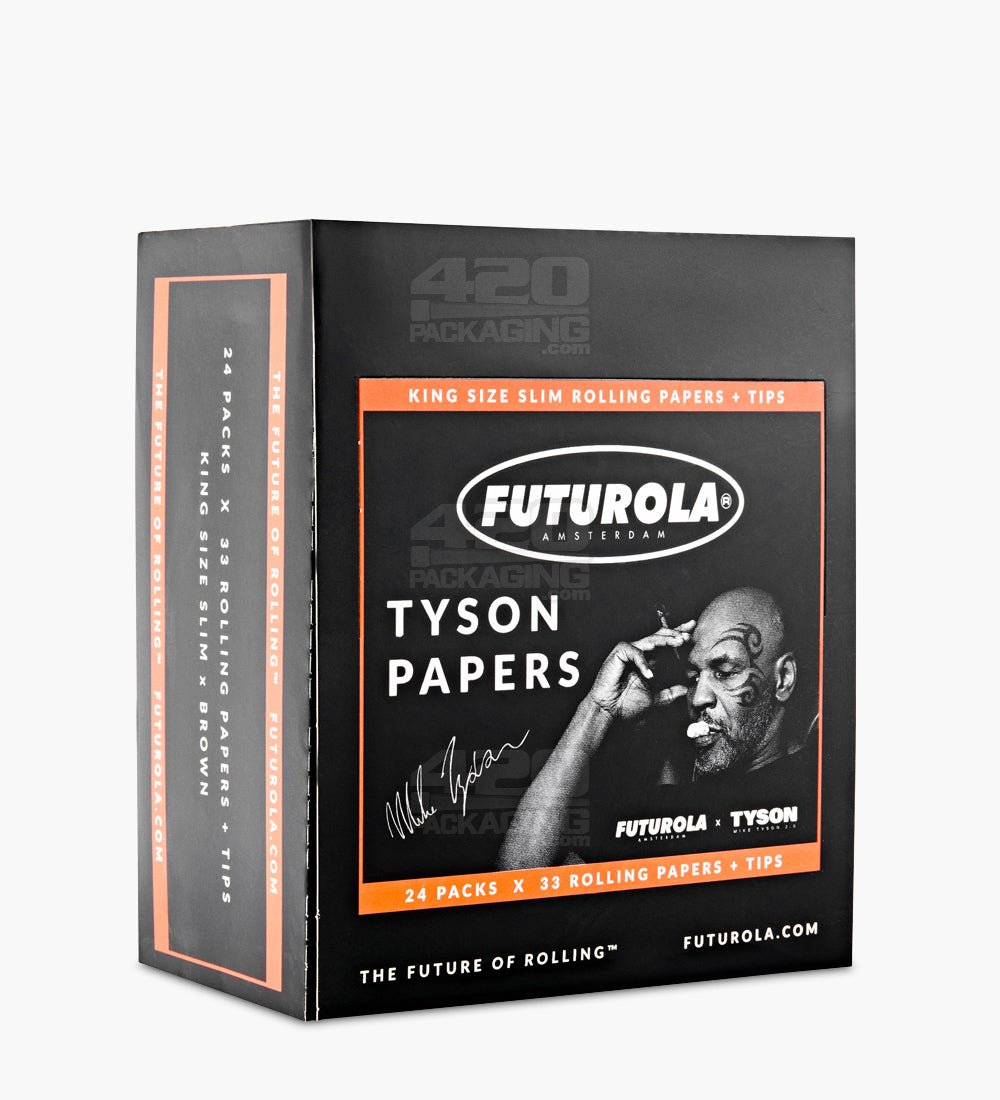 Futurola Tyson Ranch 2.0 109mm King Size Rolling Papers w/ Tips 24/Box - 2