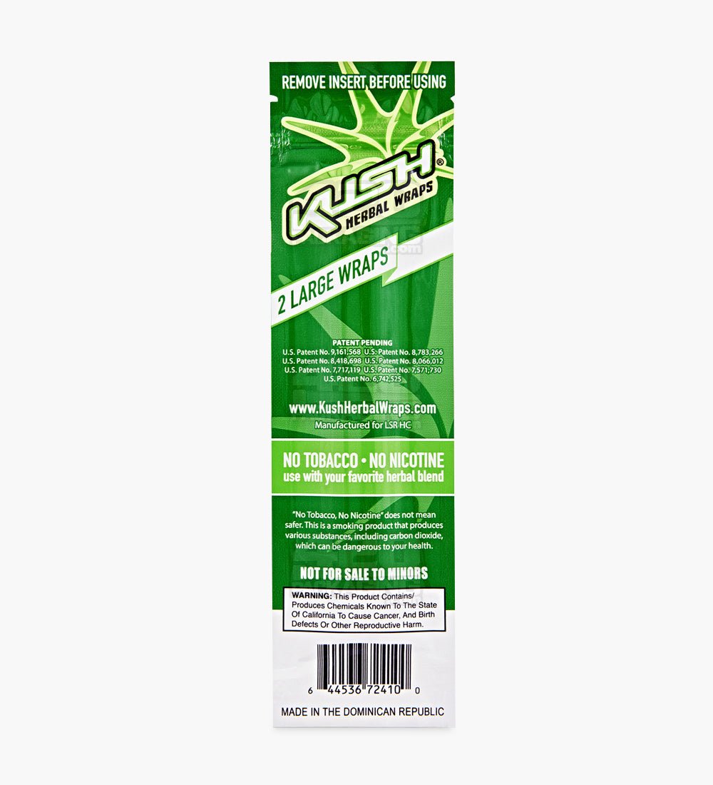Kush Original Super Seal Herbal Hemp Wraps 25/Box - 3