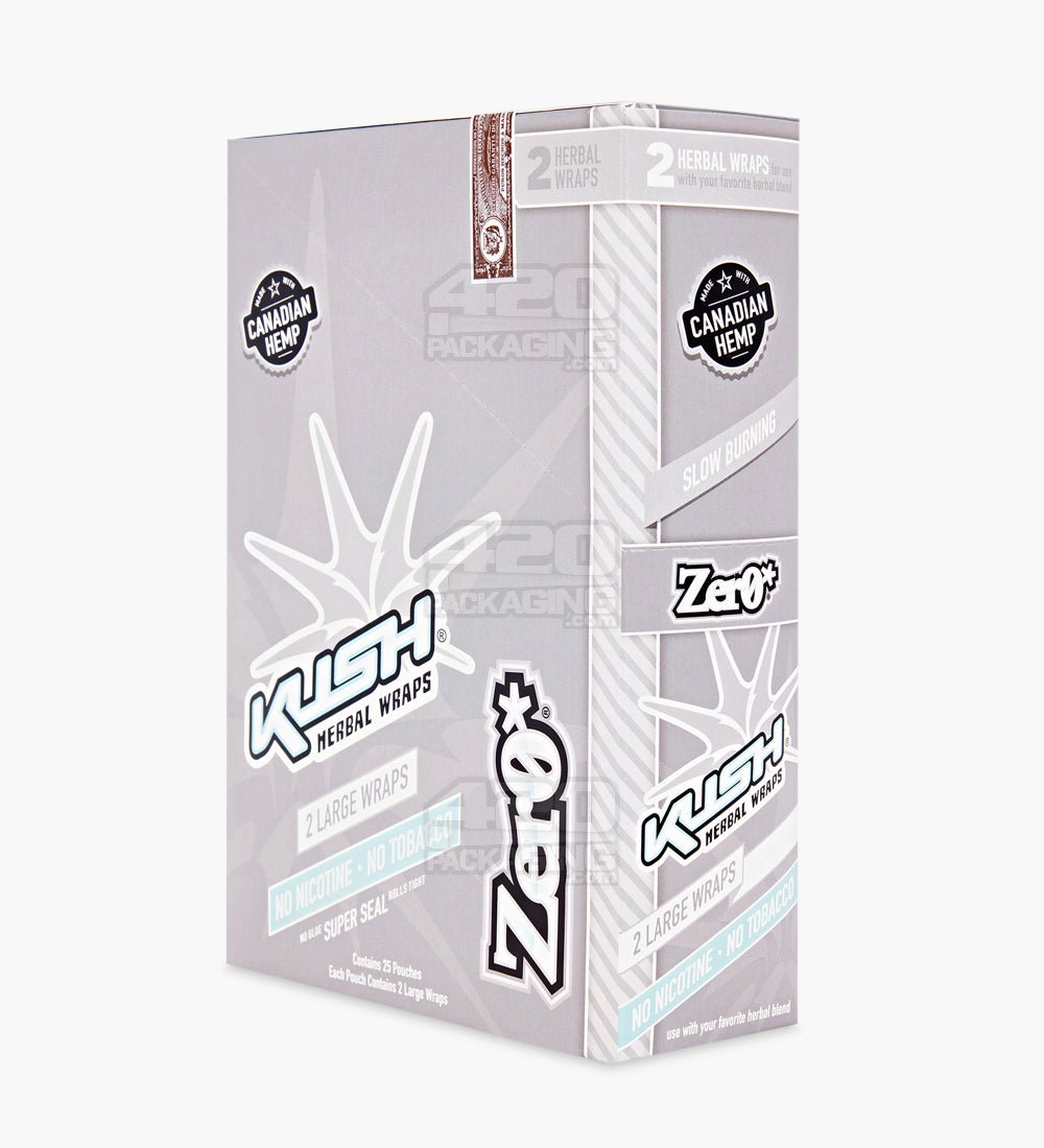 Kush Zero Super Seal Herbal Hemp Wraps 25/Box - 4
