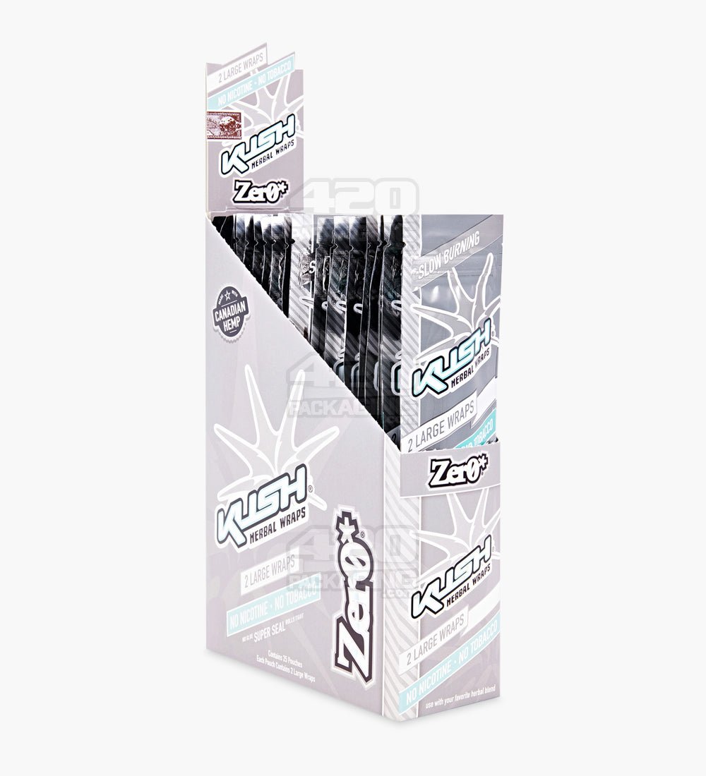 Kush Zero Super Seal Herbal Hemp Wraps 25/Box - 1