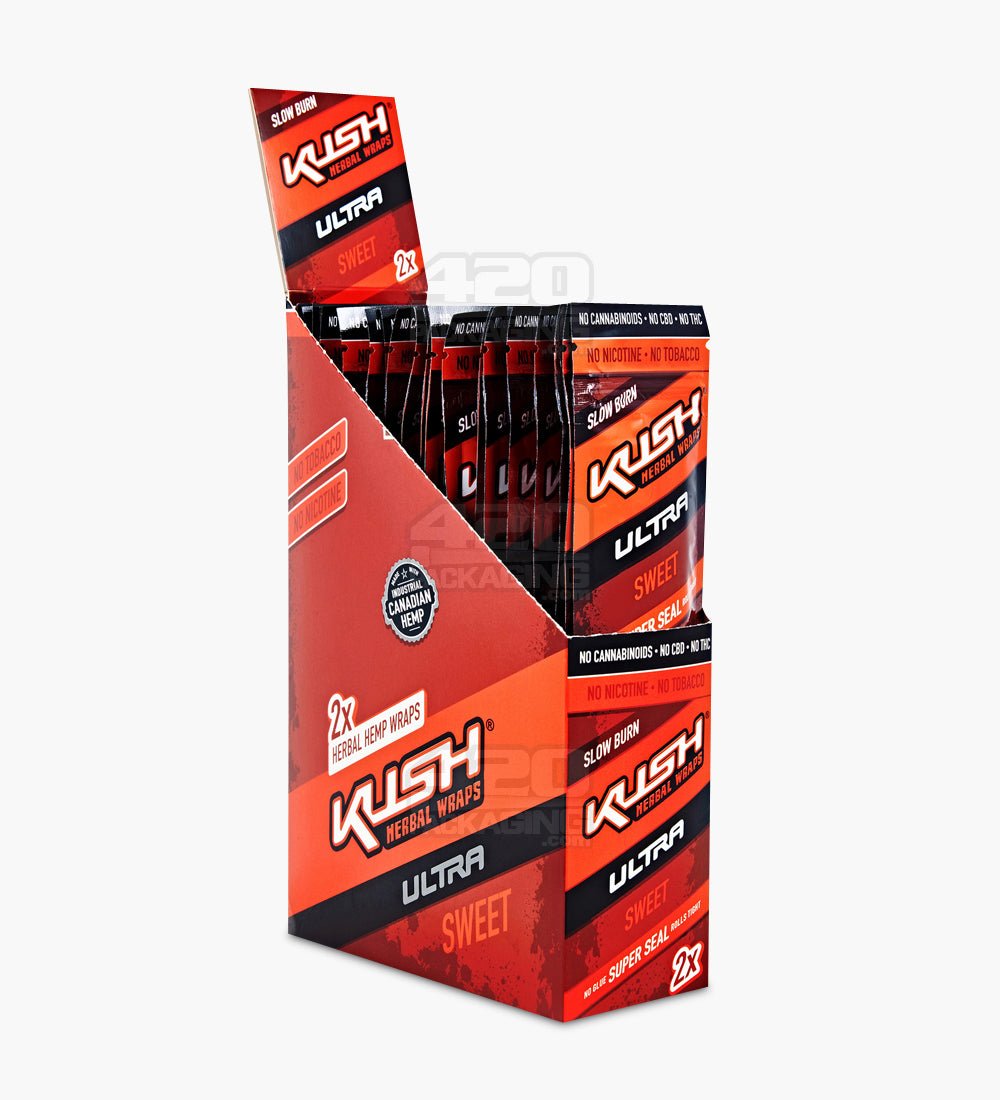 Kush Sweet Ultra Herbal Hemp Wraps 25/Box - 1