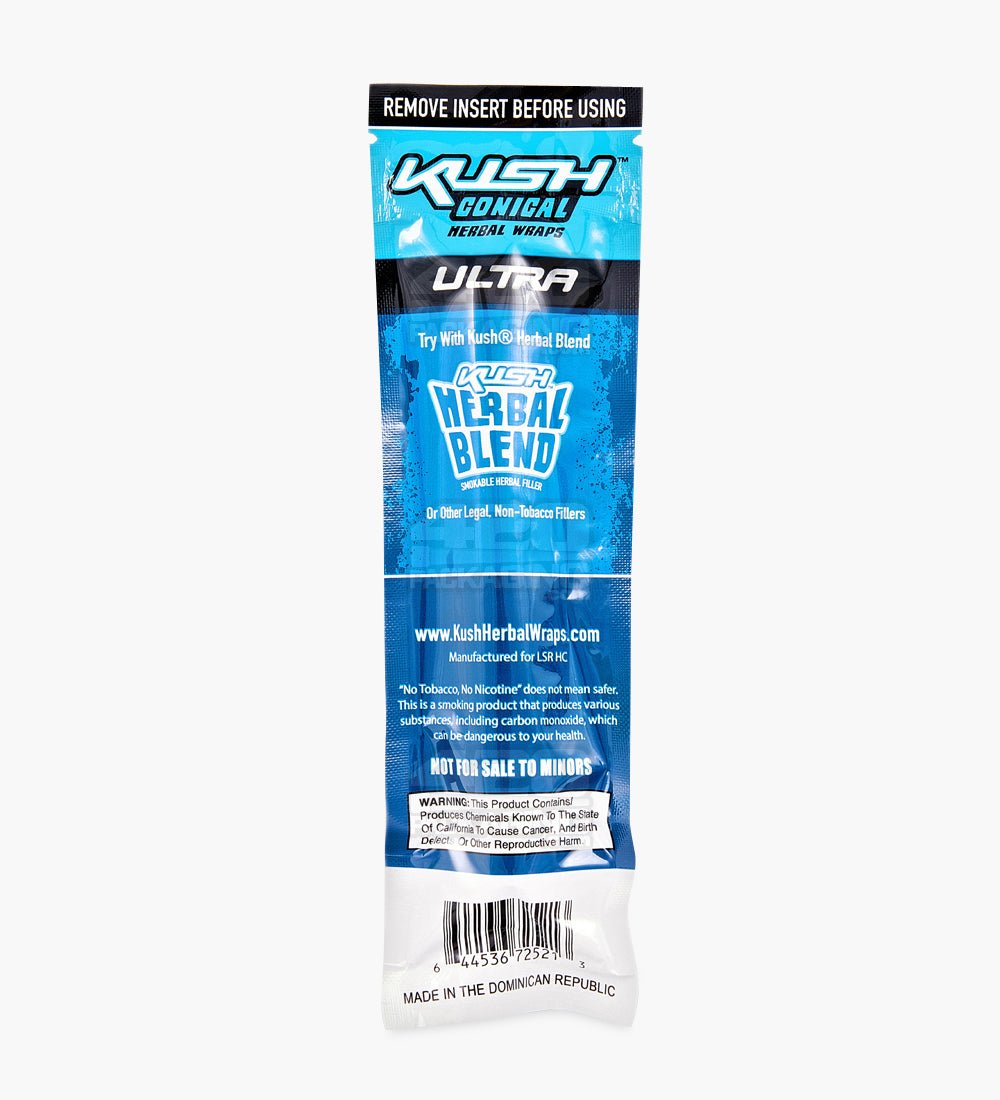 Kush Berries Ultra Herbal Hemp Conical Wraps 15/Box - 3