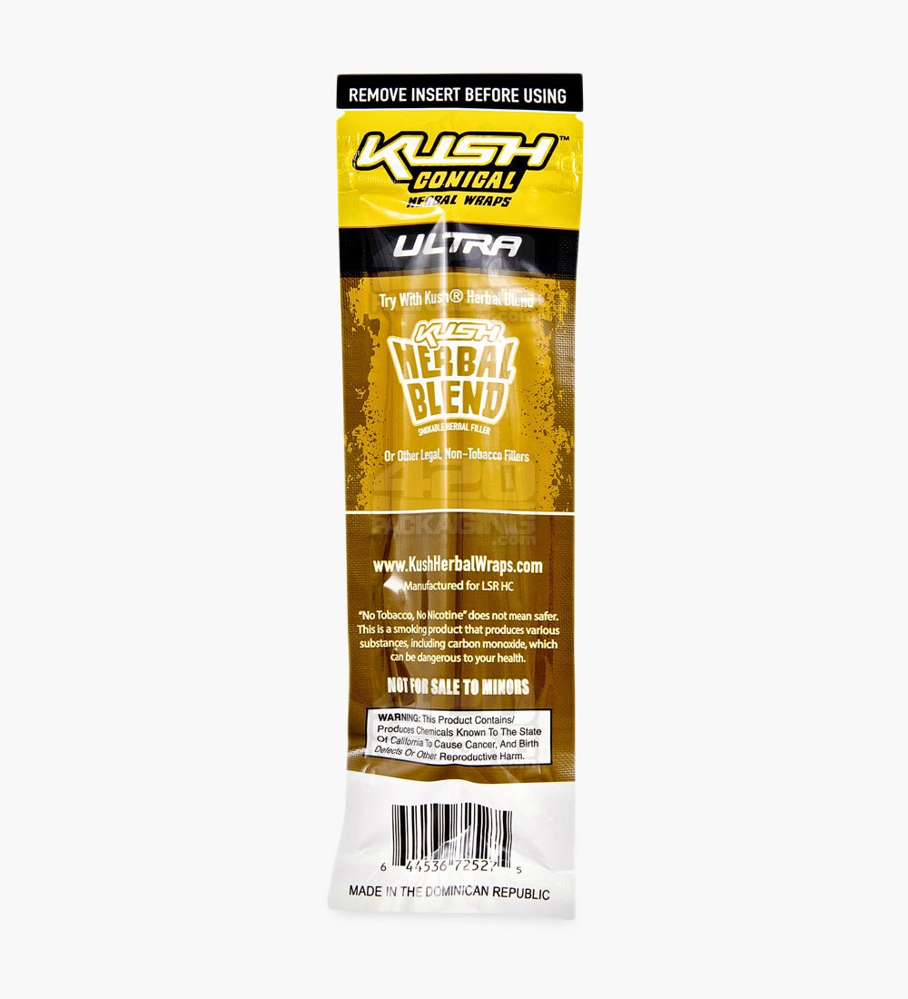 Kush Lemonade Ultra Herbal Hemp Conical Wraps 15/Box - 3