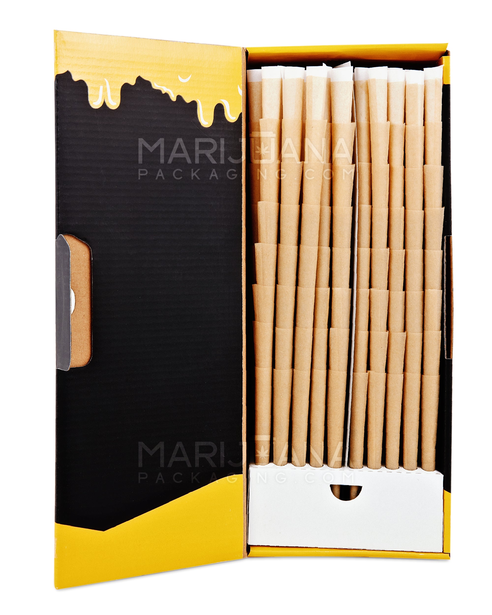 POP CONES | King Size Unbleached Pre-Rolled Cones | 109mm - Banana Cream - 400 Count - 2