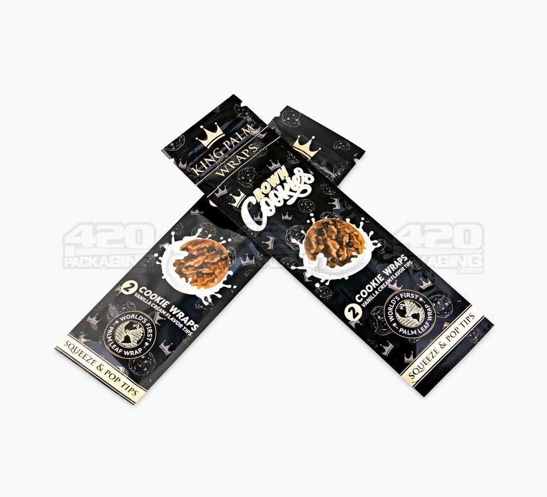 King Palm Crown Cookies Palm Leaf Blunt Wraps 15/Box - 3
