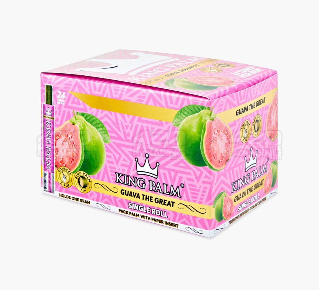 King Palm Guava The Great Natural Mini Leaf Tube Wraps 15/Box - 2