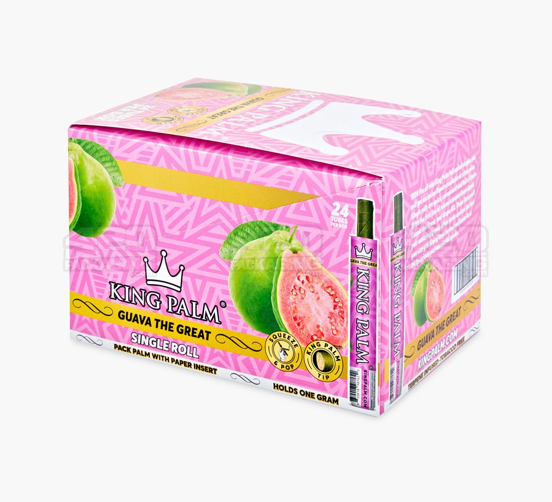 King Palm Guava The Great Natural Mini Leaf Tube Wraps 15/Box - 3