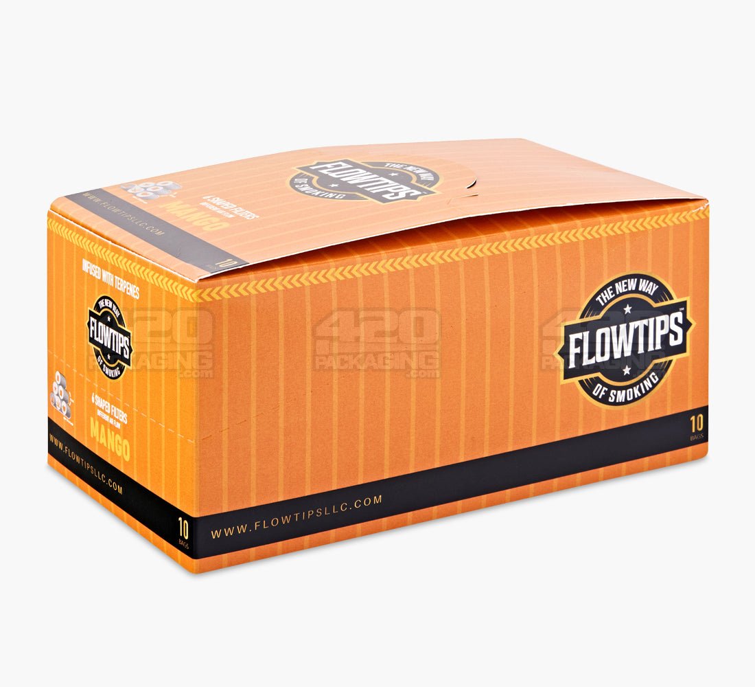 FLOWTIPS 20mm Terpene-Infused Mango Filter Tips 10/Box - 2