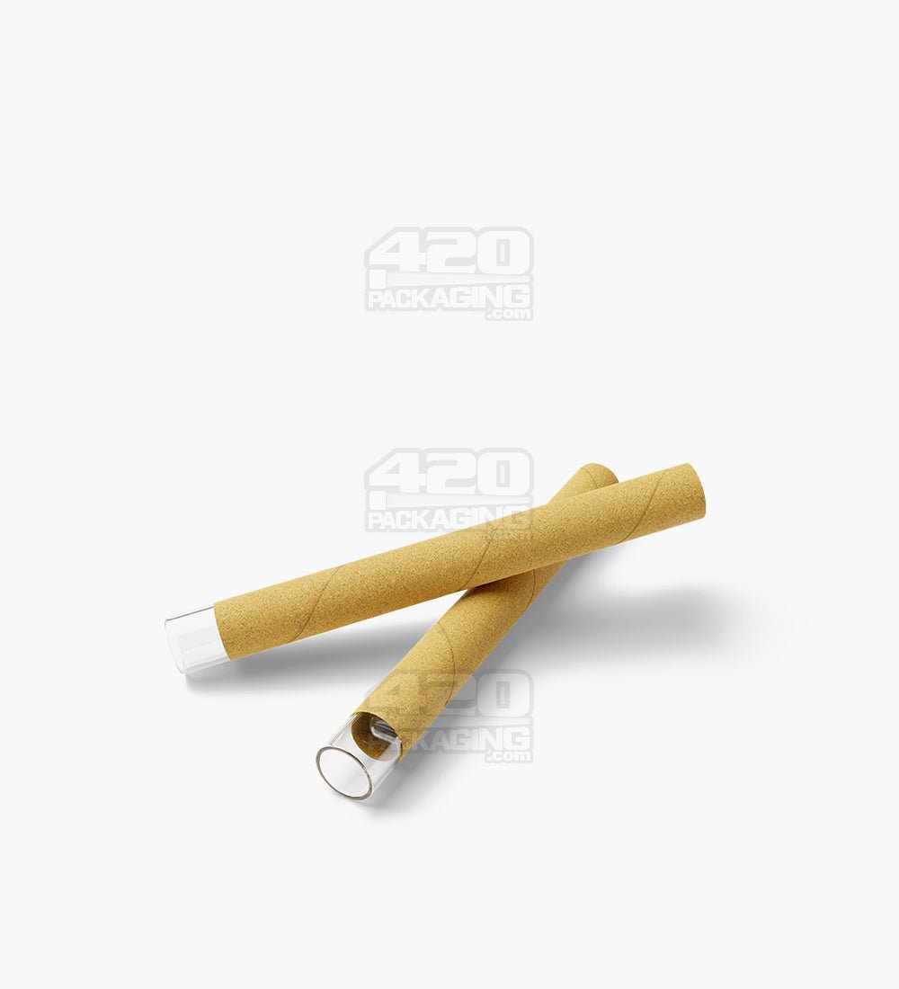 Crop Kingz 109mm King Size Glass Tipped Pre-Rolled Organic Hemp Blunt Cones 110/Box - 2