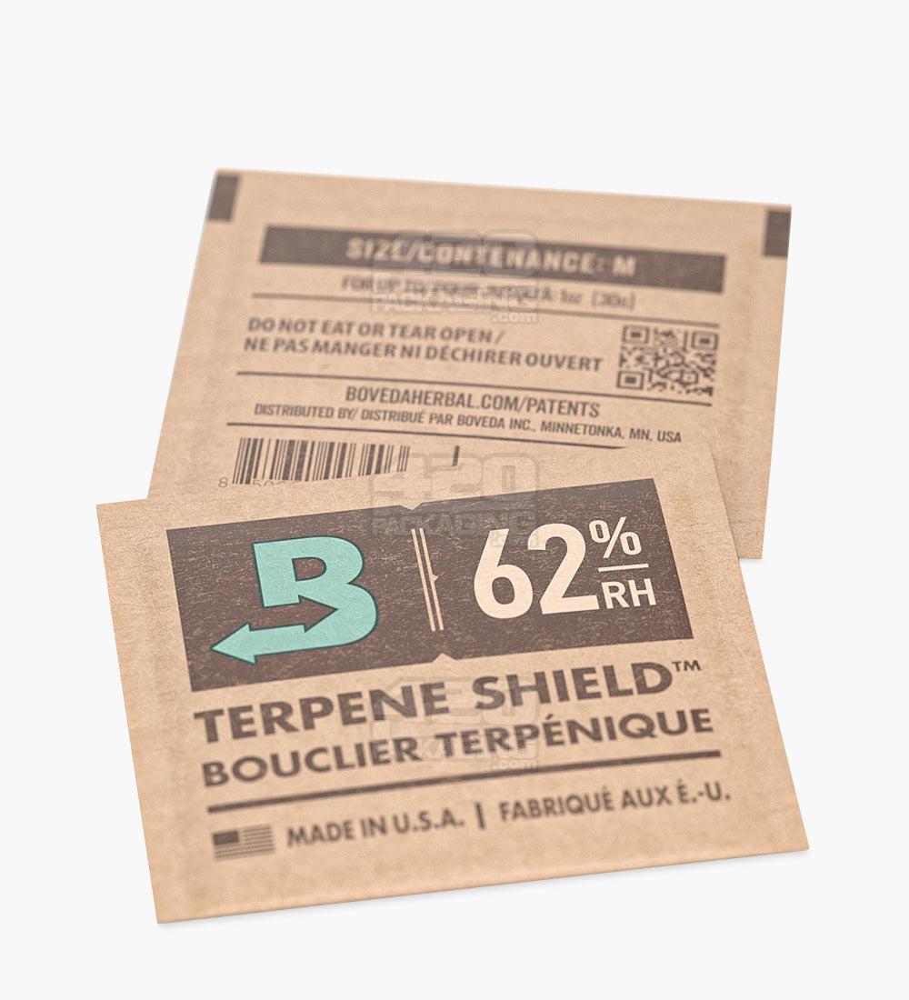 BOVEDA | Small Humidity Control Packs | 8 Grams - 62% - 50 Count