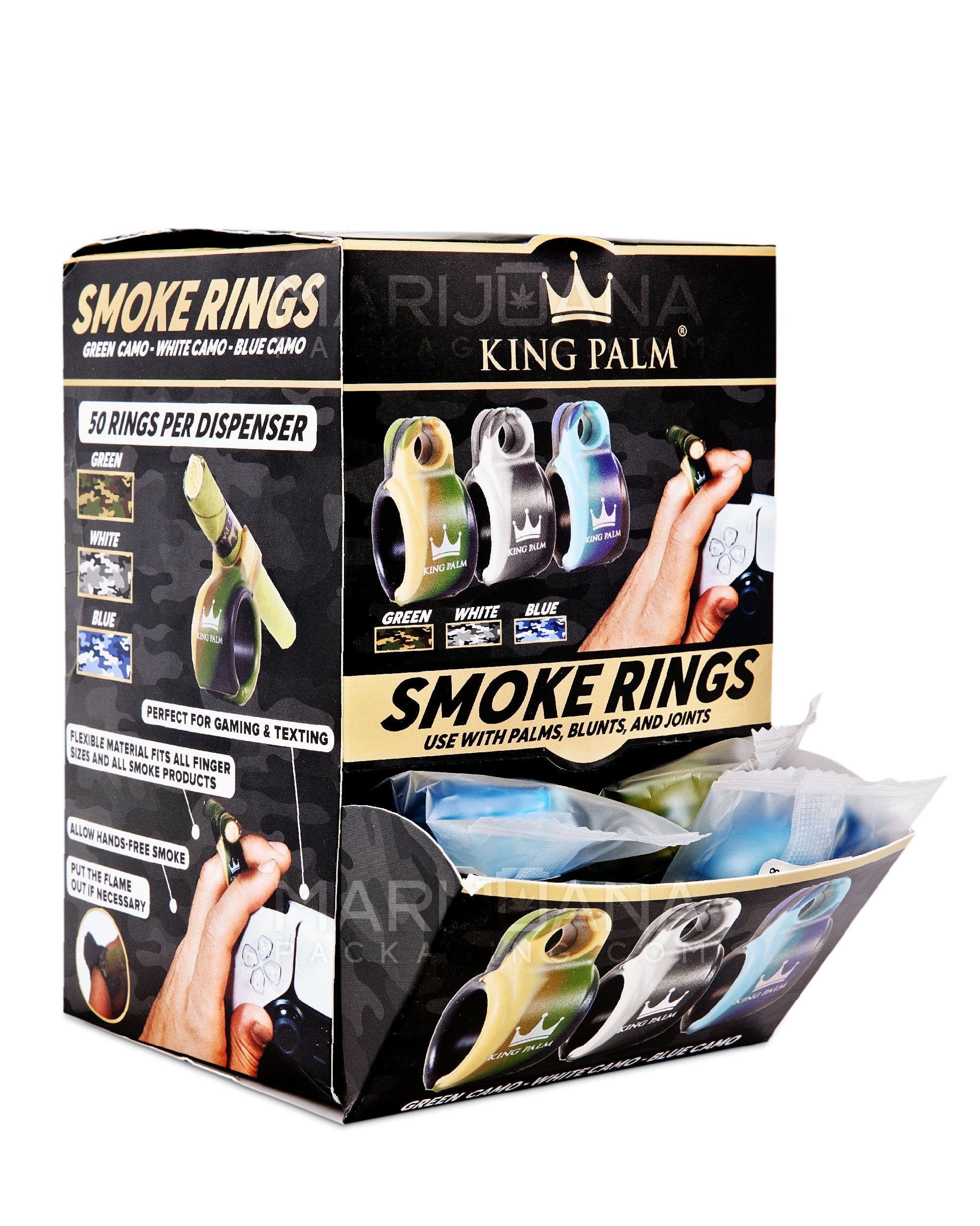 KING PALM | Blunt Holder Rings | Silicone - 50 Count - 1
