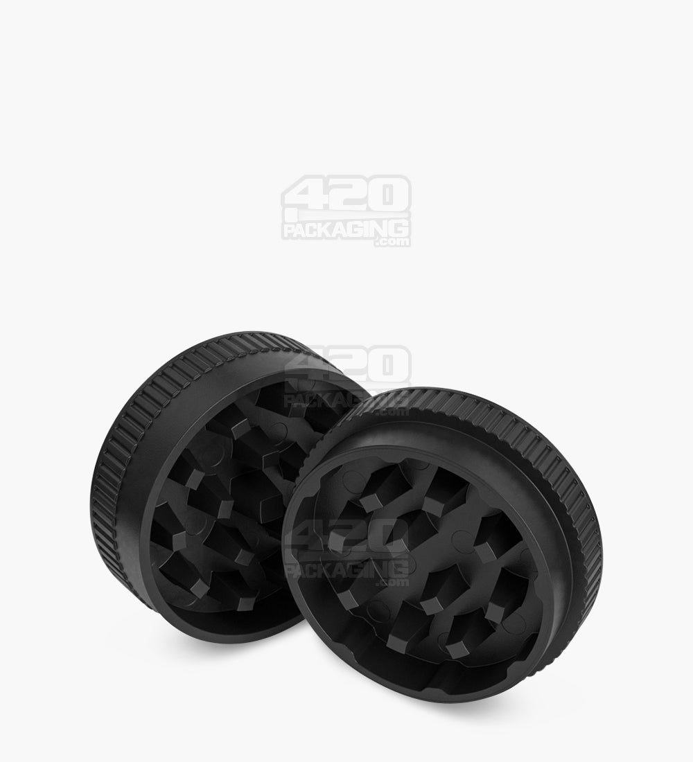 Biodegradable 55mm Black Thick Wall Grinder 12/Box - 10