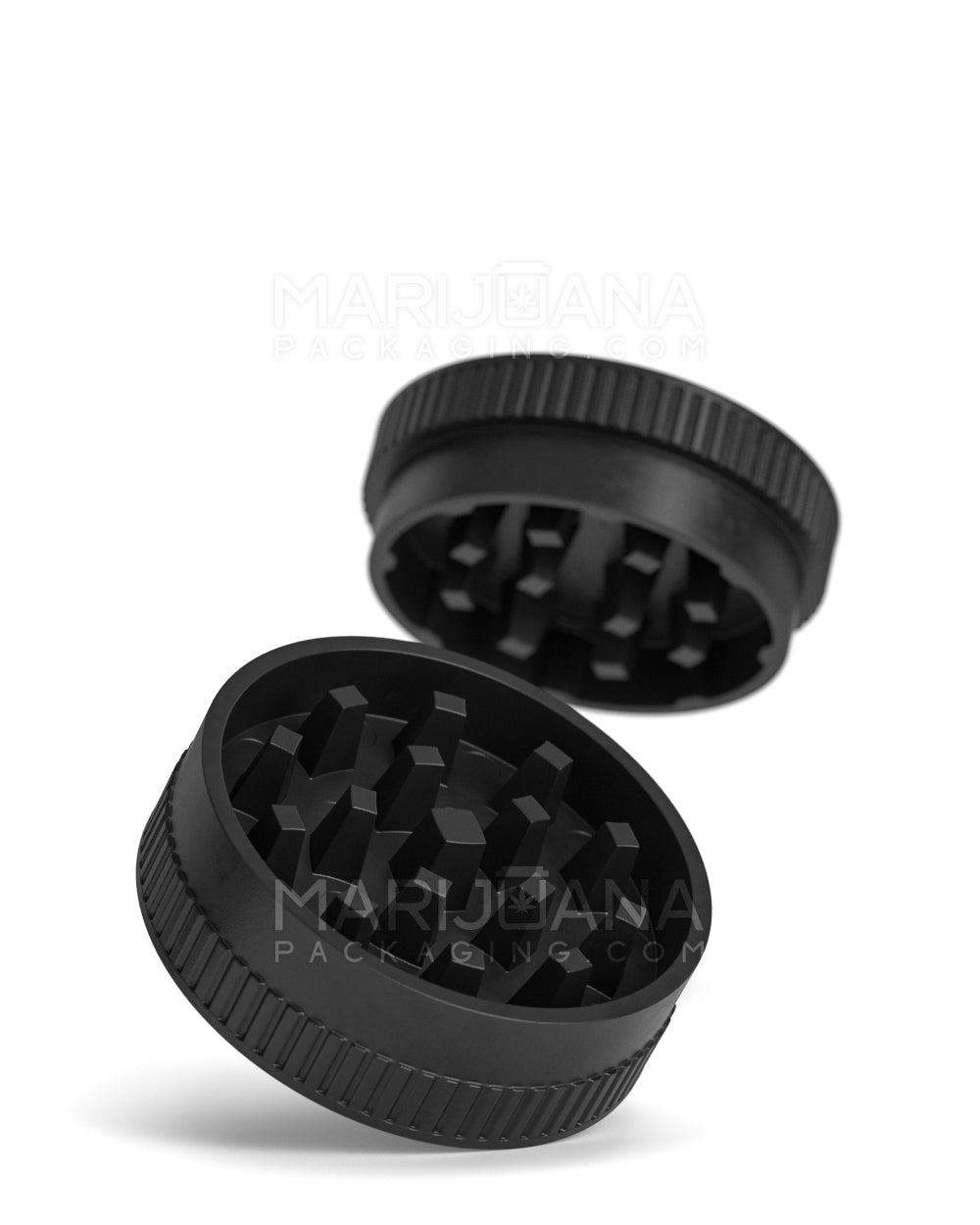 Biodegradable Thick Wall Black Grinder | 2 Piece - 55mm - 12 Count - 8