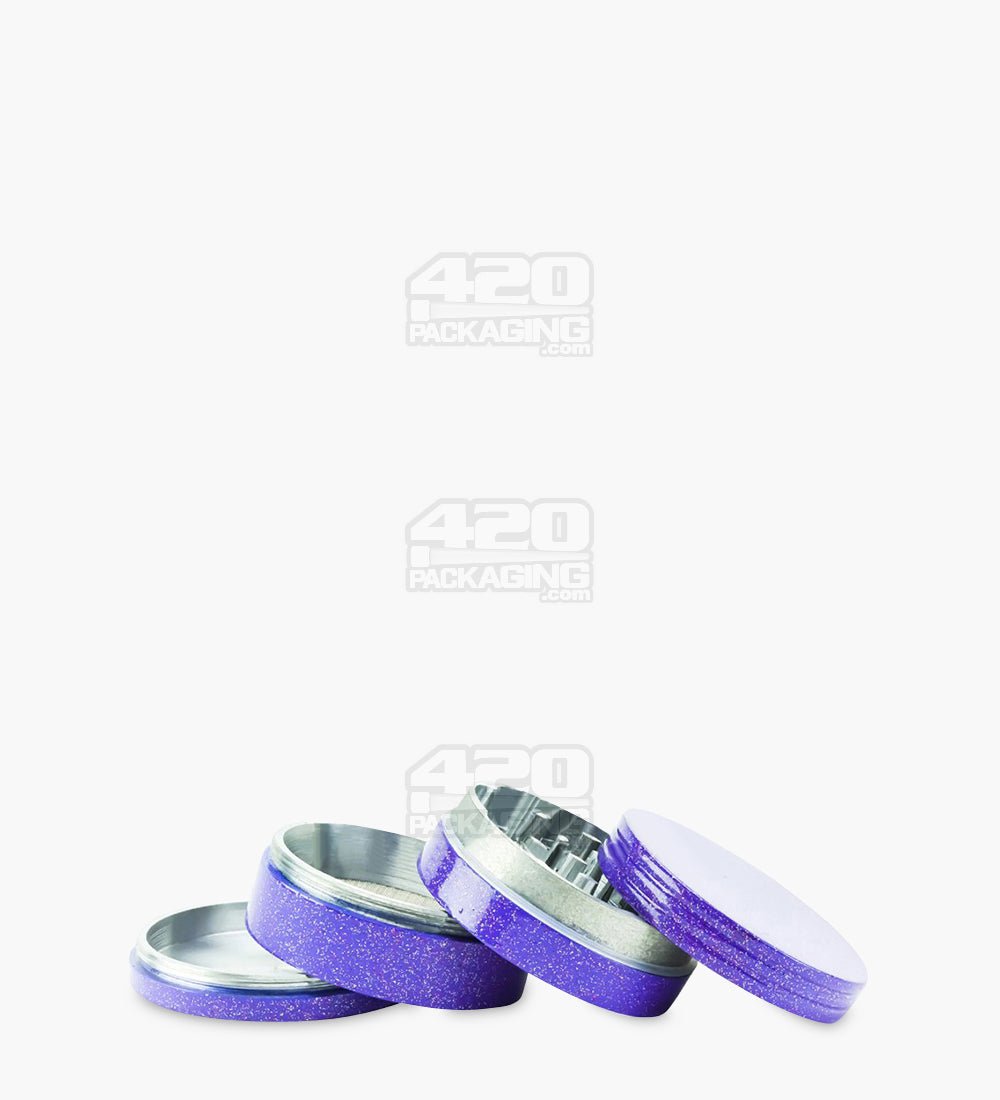 4 Piece 57mm Assorted Magnetic Metal Grinder w/ Catcher - 4