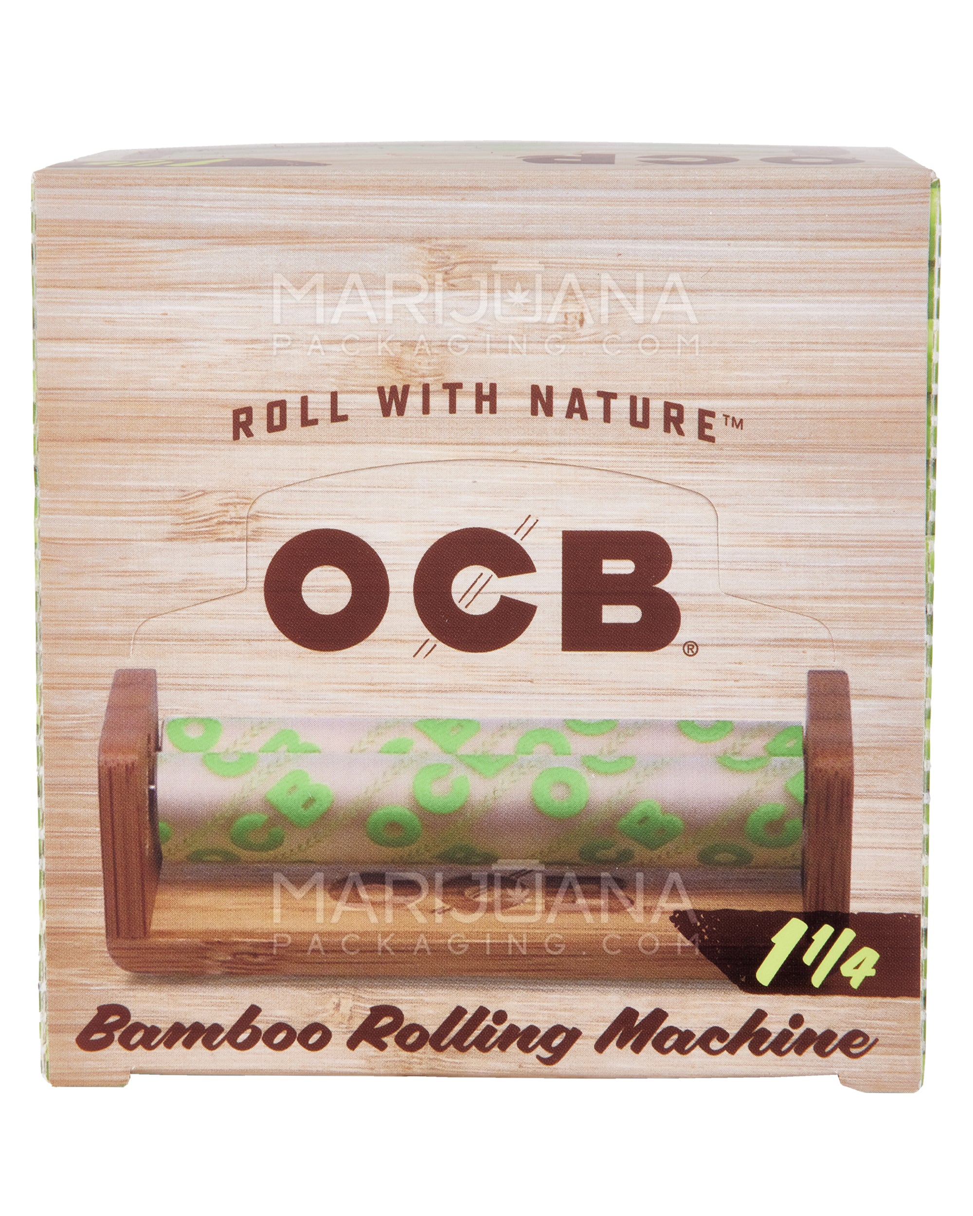 OCB | 'Retail Display' 1 1/4 Rolling Machine | 83mm - Bamboo Wood - 6 Count - 2