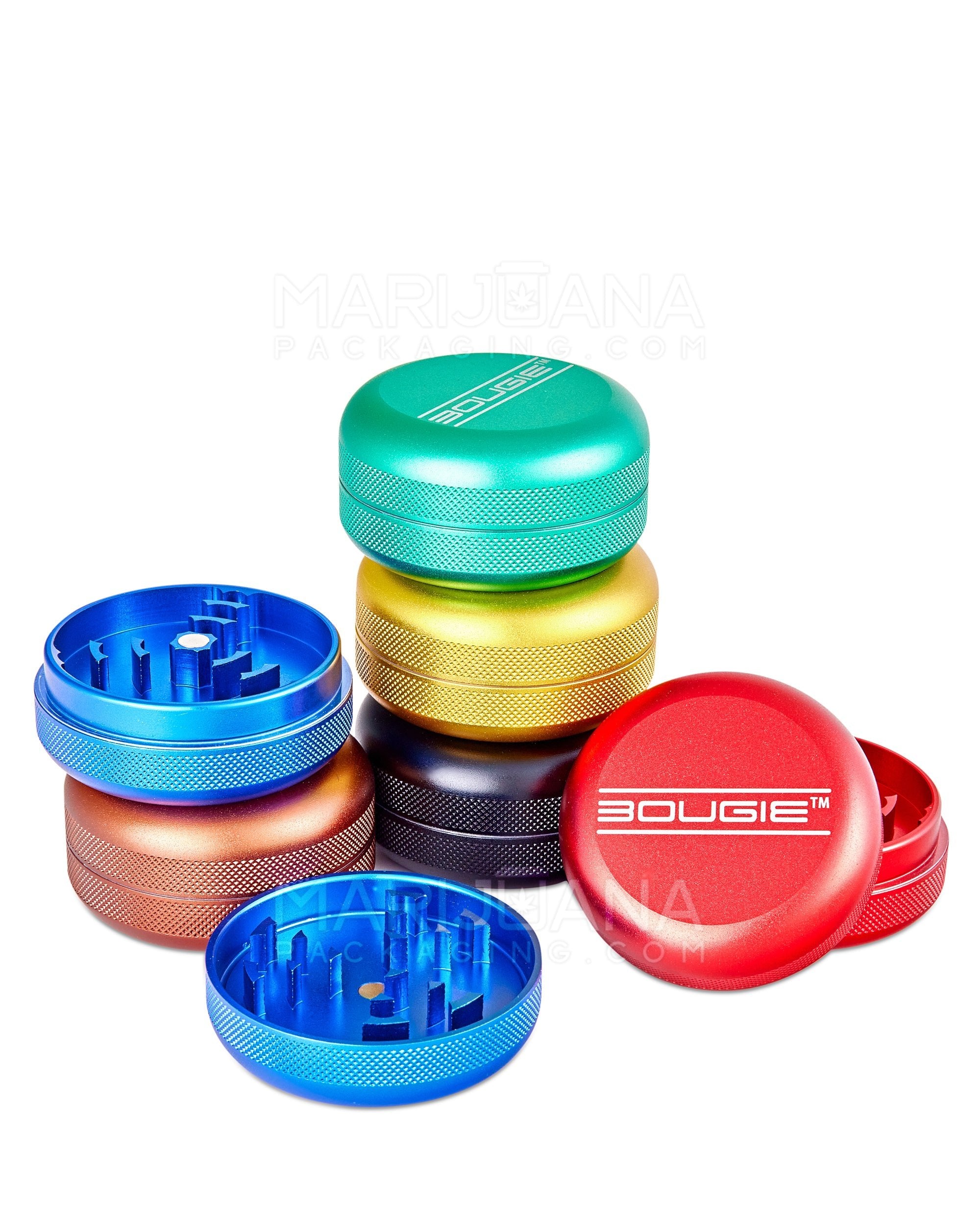 Assorted BOUGIE Magnetic Metal Grinder | 2 Piece - 63mm - 10 Count - 1