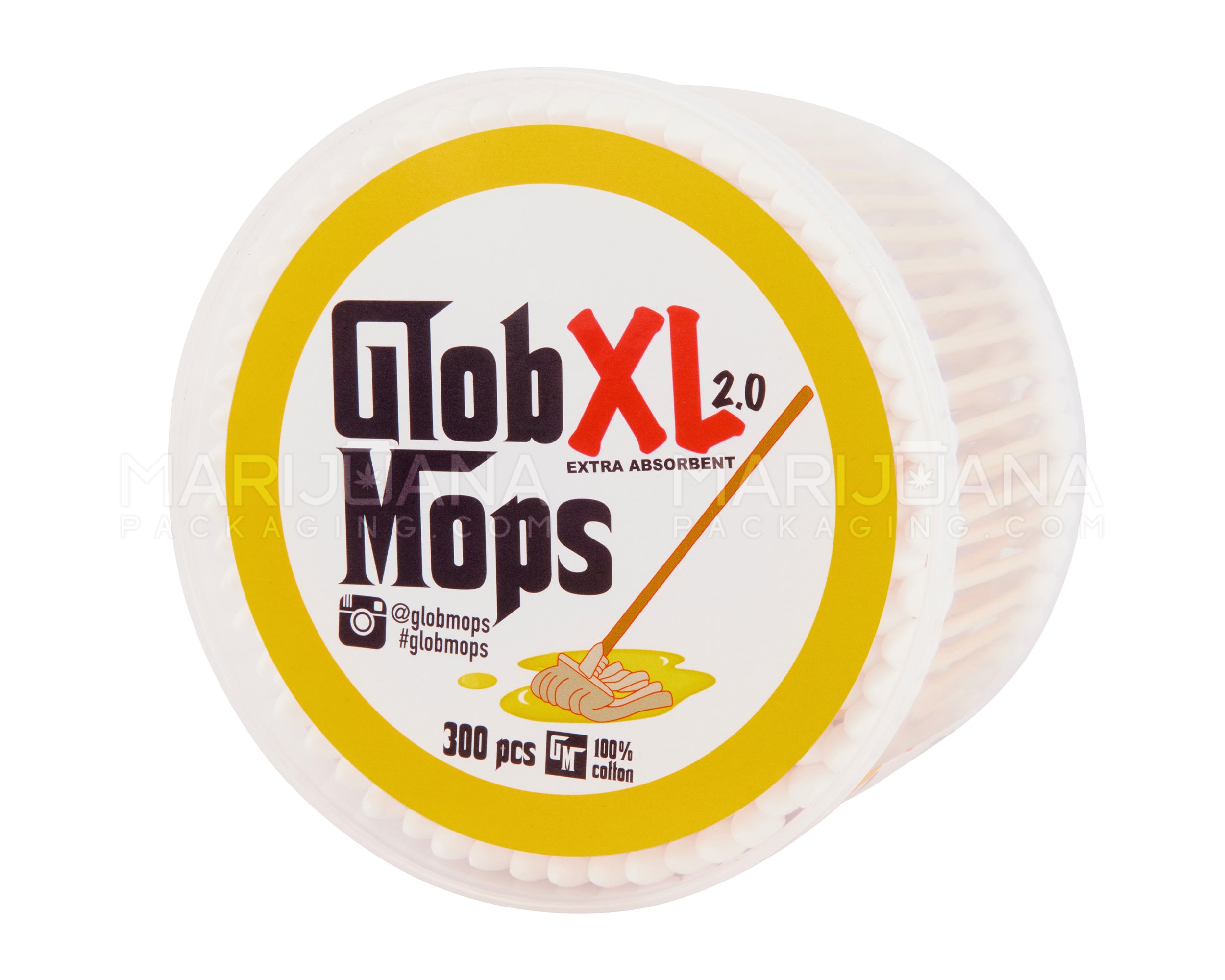 GLOB MOP | Banger Nail Cleaner Cotton Mops XL 2.0 - 300 Count - 4