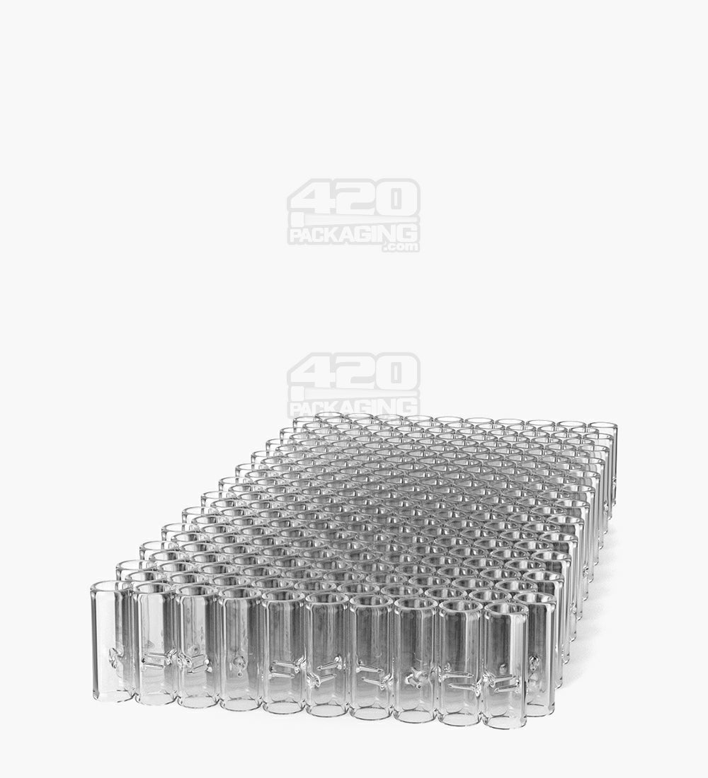 Glass Filter Tips Notched | 12mm - Clear - 175 Count