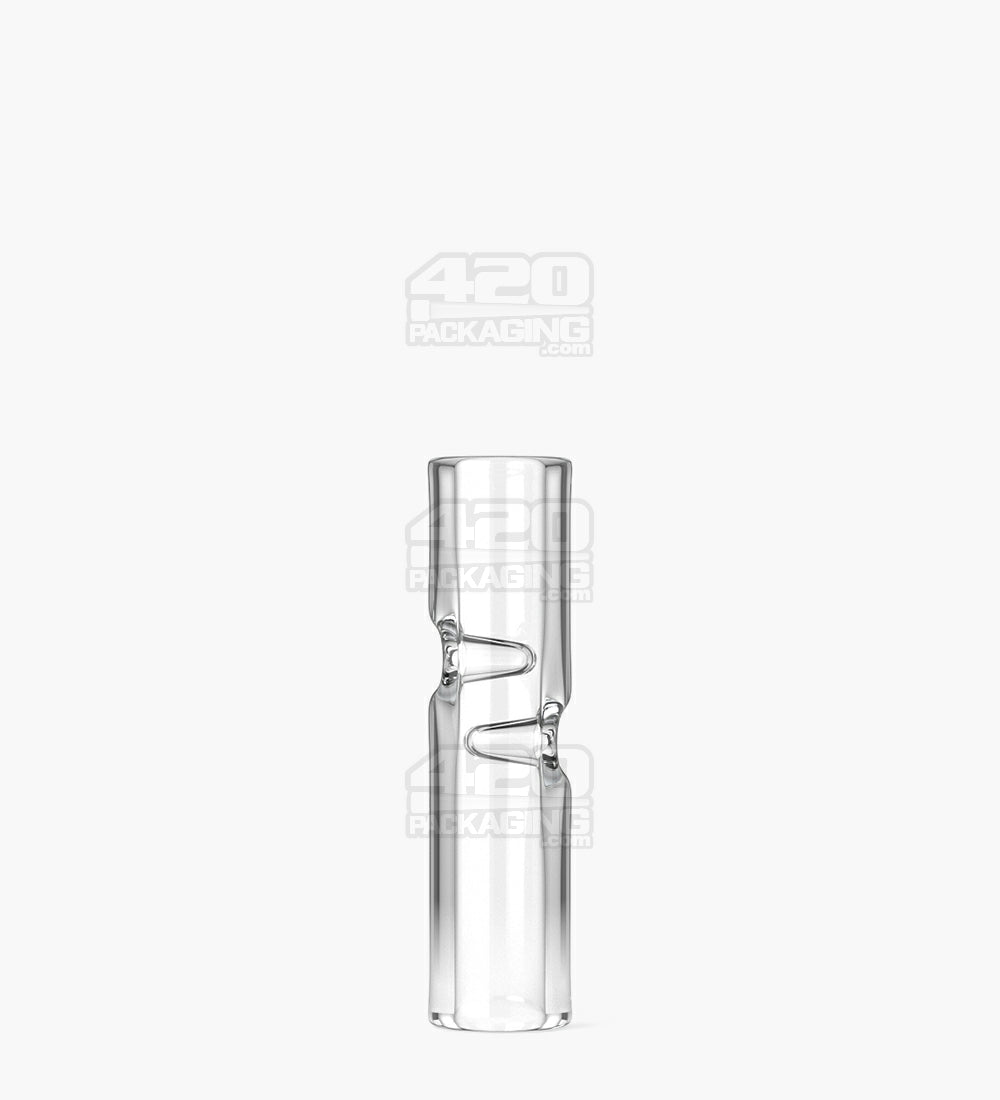 Glass Smoking Filter Tips Notched | 8mm - Clear - 175 Count