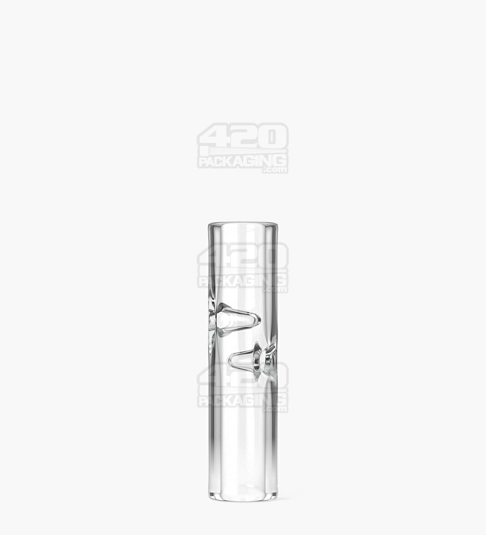 Glass Smoking Filter Tips Notched | 8mm - Clear - 175 Count
