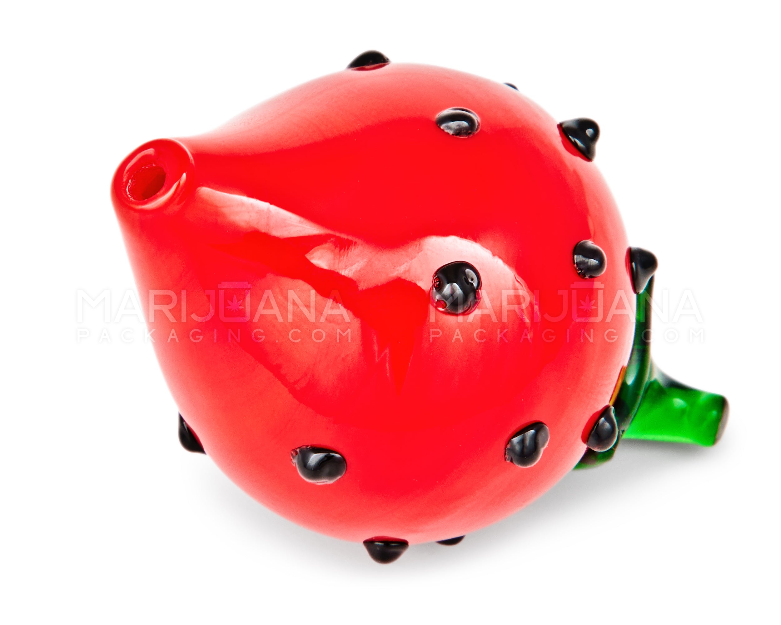 Strawberry Carb Cap | 25mm - Glass - Red - 2