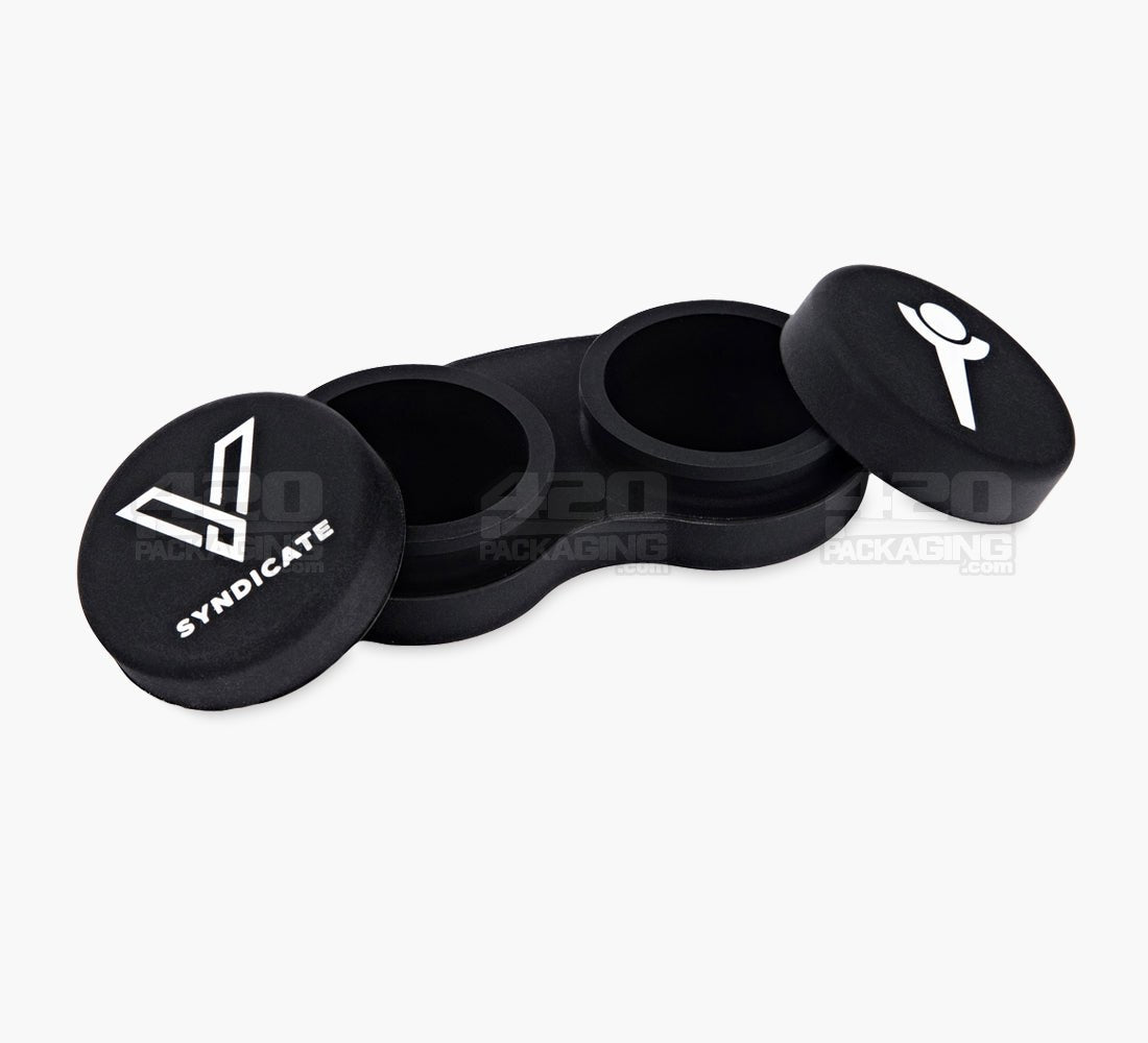 Genius Pipe x V-SYNDICATE Magnetic Slider Water-Free Dab Rig | 6in Long - Metal - Silver - 19