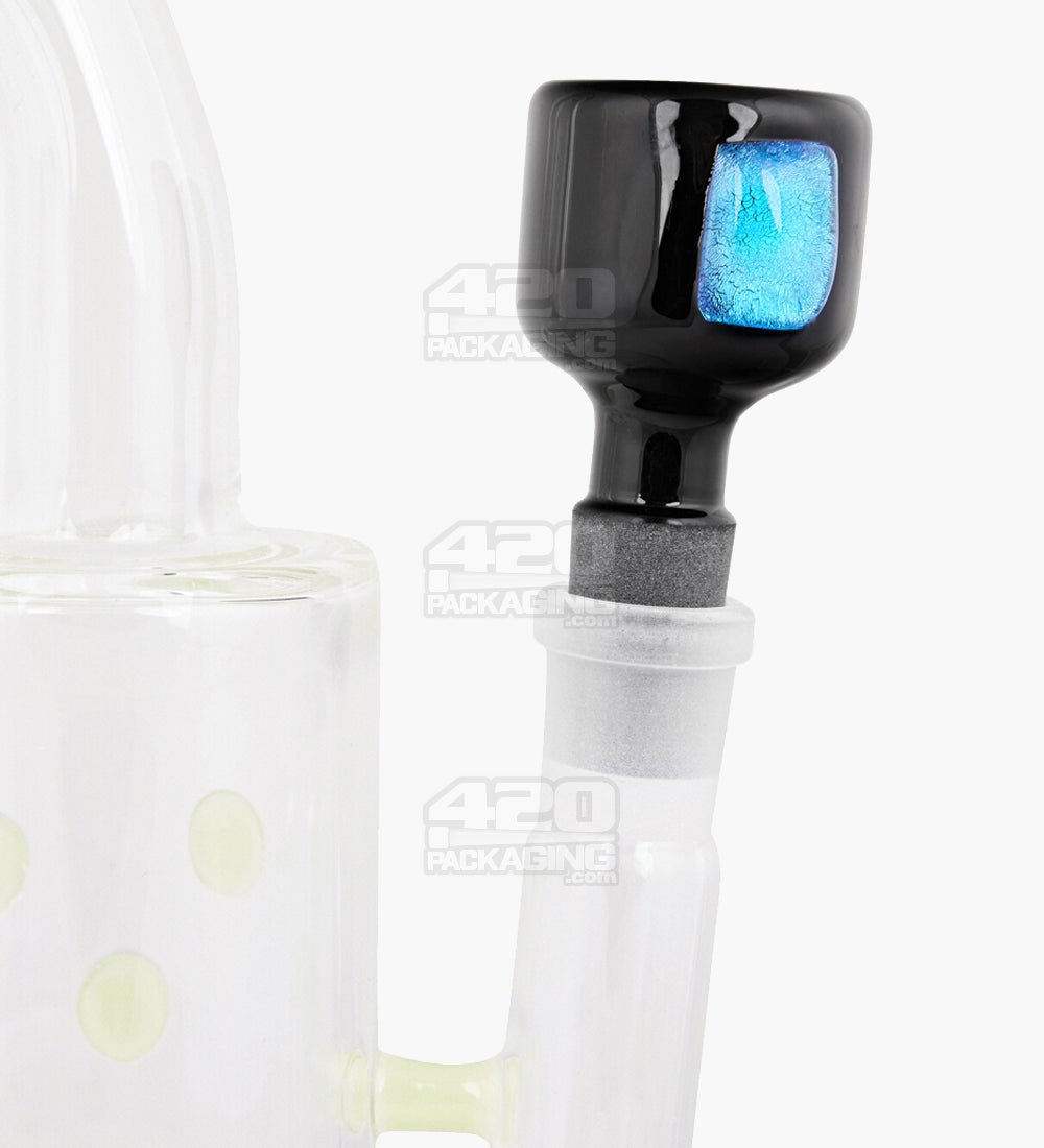 Dichro Design Accent Bowl | Glass - 14mm Male - Assorted Black - 8