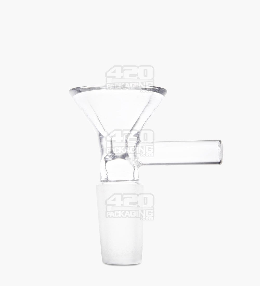 Funnel Clear Bowl w/ Handle | Glass - 14mm - Assorted - 1