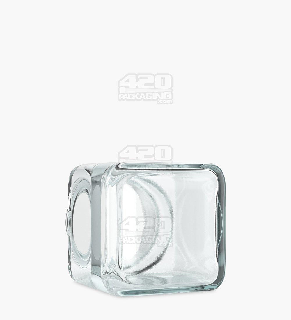 3oz Square Clear Glass Jars 80/Box - 5