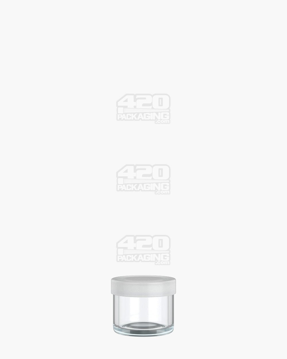 Pollen Gear 24mm Clear 6ml Glass Concentrate Jar 200/Box - 5