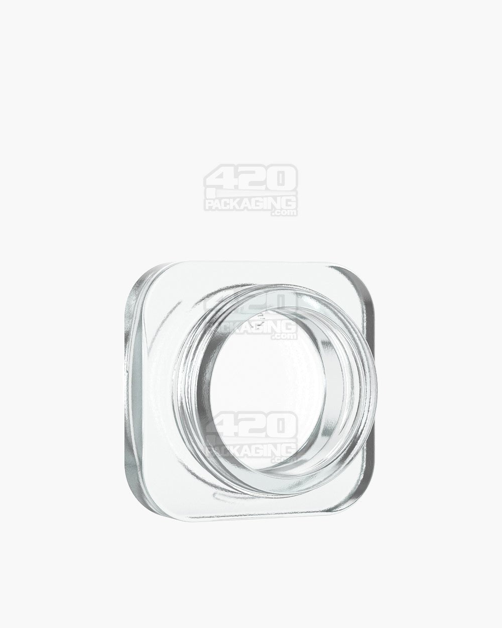 38mm Pollen Gear SoftSquare Clear 5ml Glass Concentrate Jar 360/Box - 3
